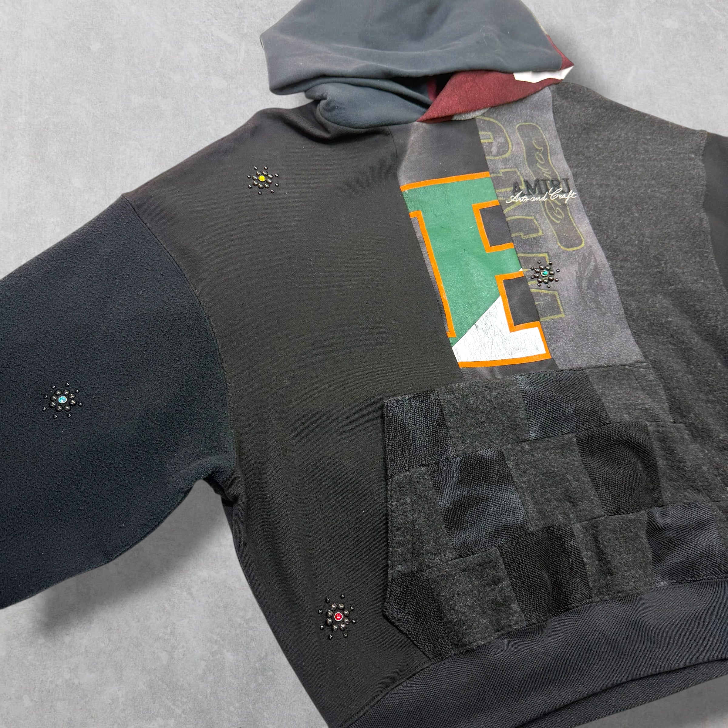 Amiri Arts & Crafts Mia Handmade Hoodie L