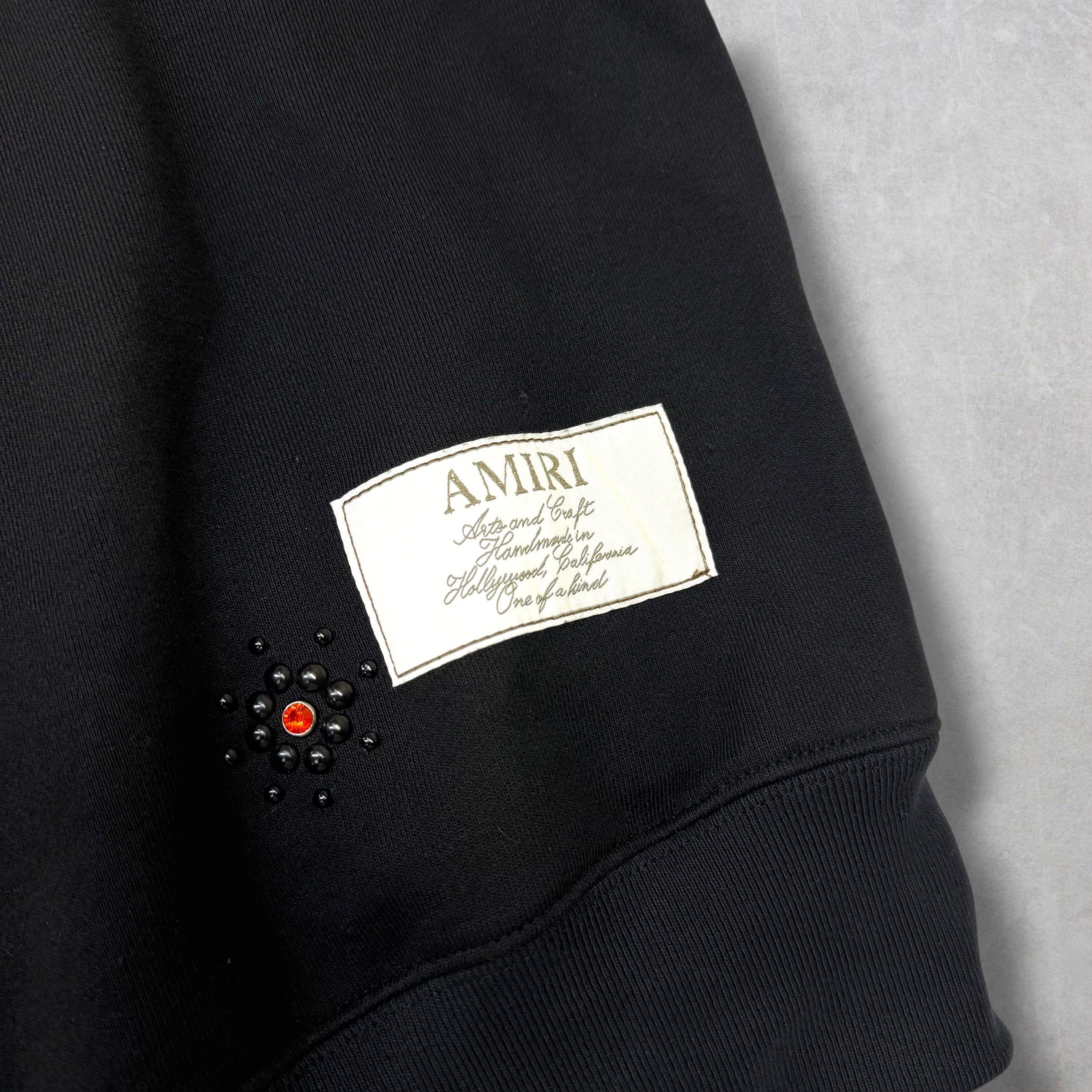 Amiri Arts & Crafts Mia Handmade Hoodie L