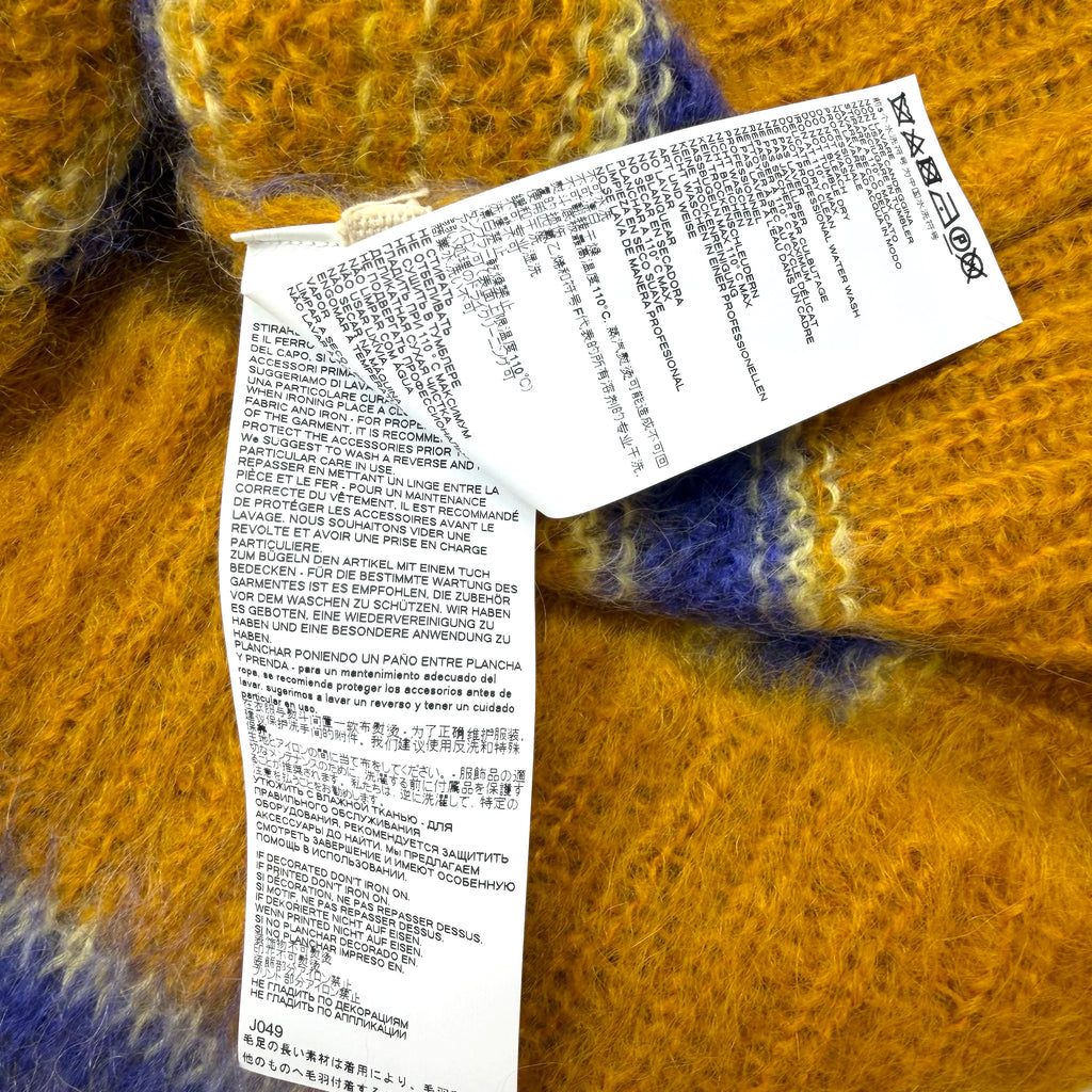 Marni Striped Mohair Fuzzy Wuzzy Sweater 50 (L)