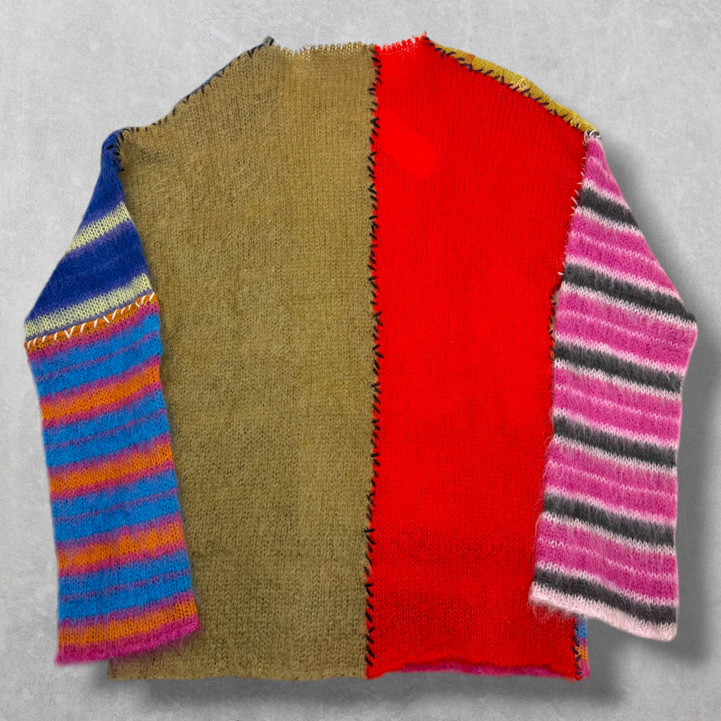 Marni Argyle Mohair-Blend Sweater 50 (L)