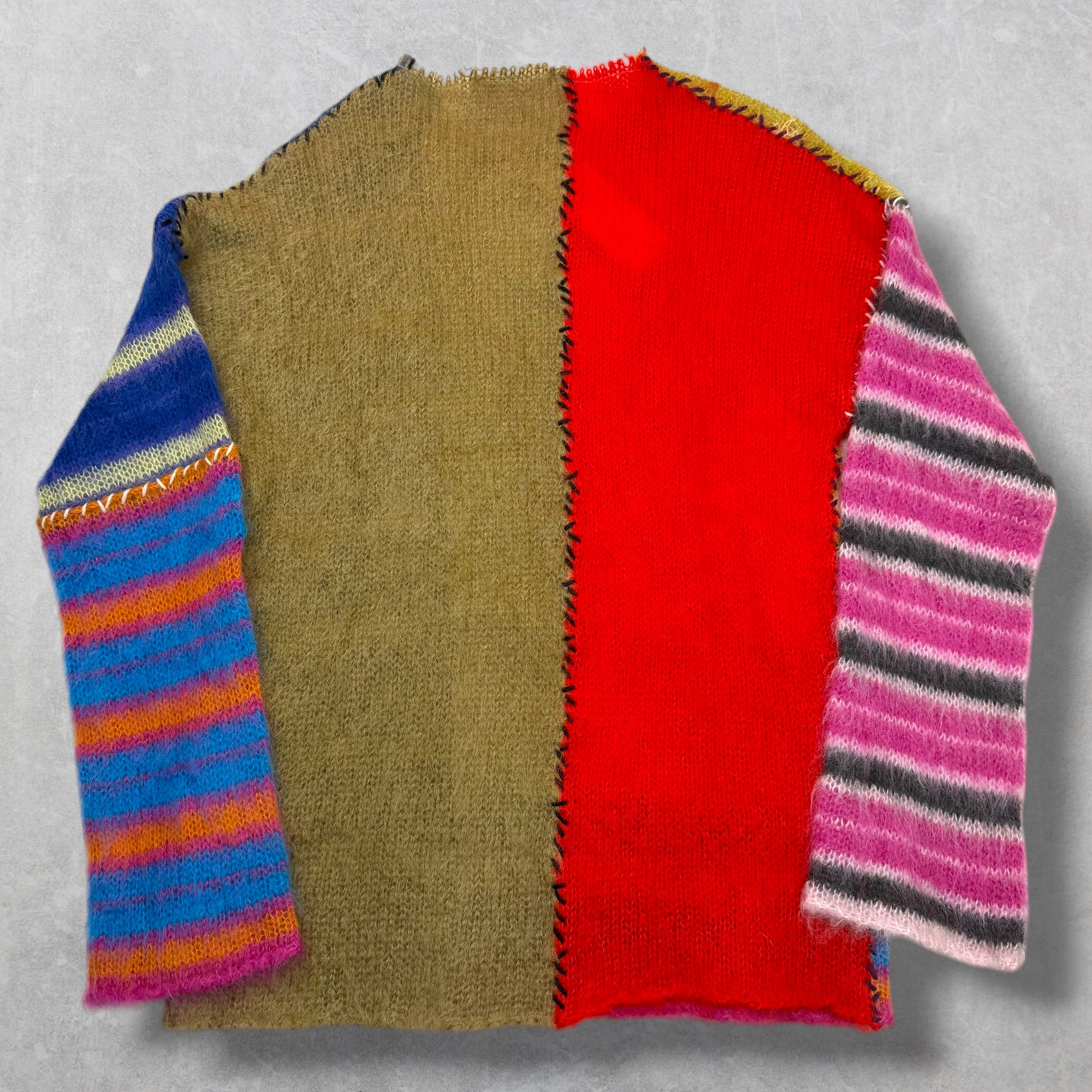 Marni Argyle Mohair-Blend Sweater 50 (L)