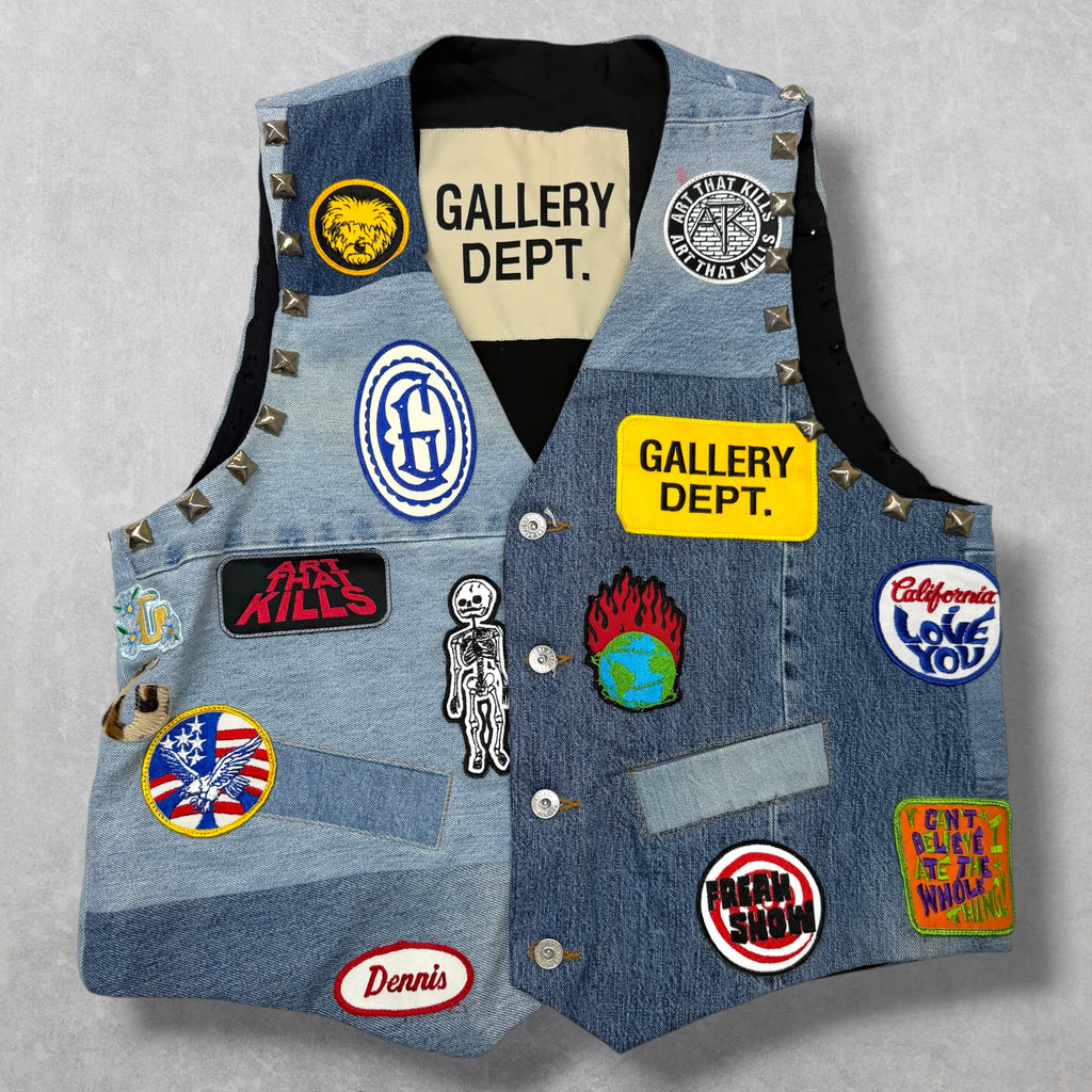 Gallery Dept. Rotten Gilet Patch Denim Vest XL