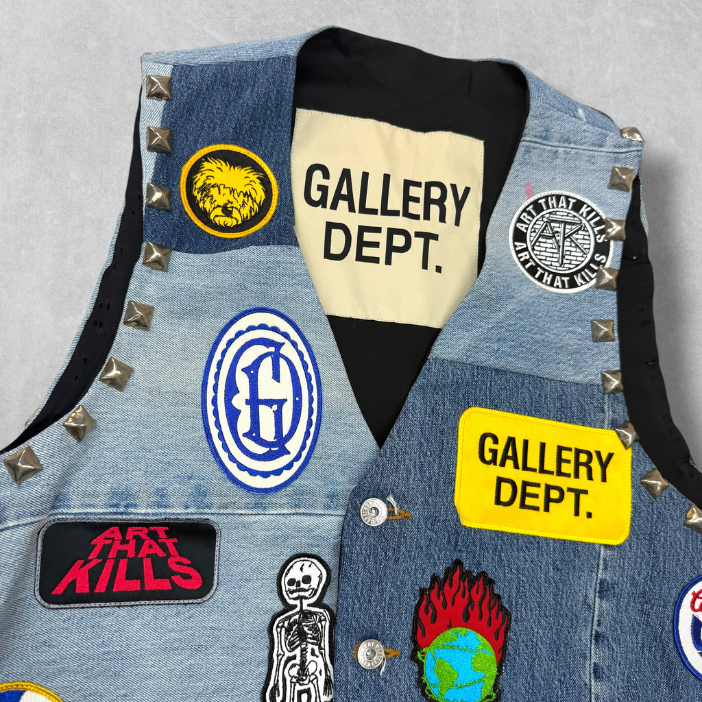 Gallery Dept. Rotten Gilet Patch Denim Vest XL