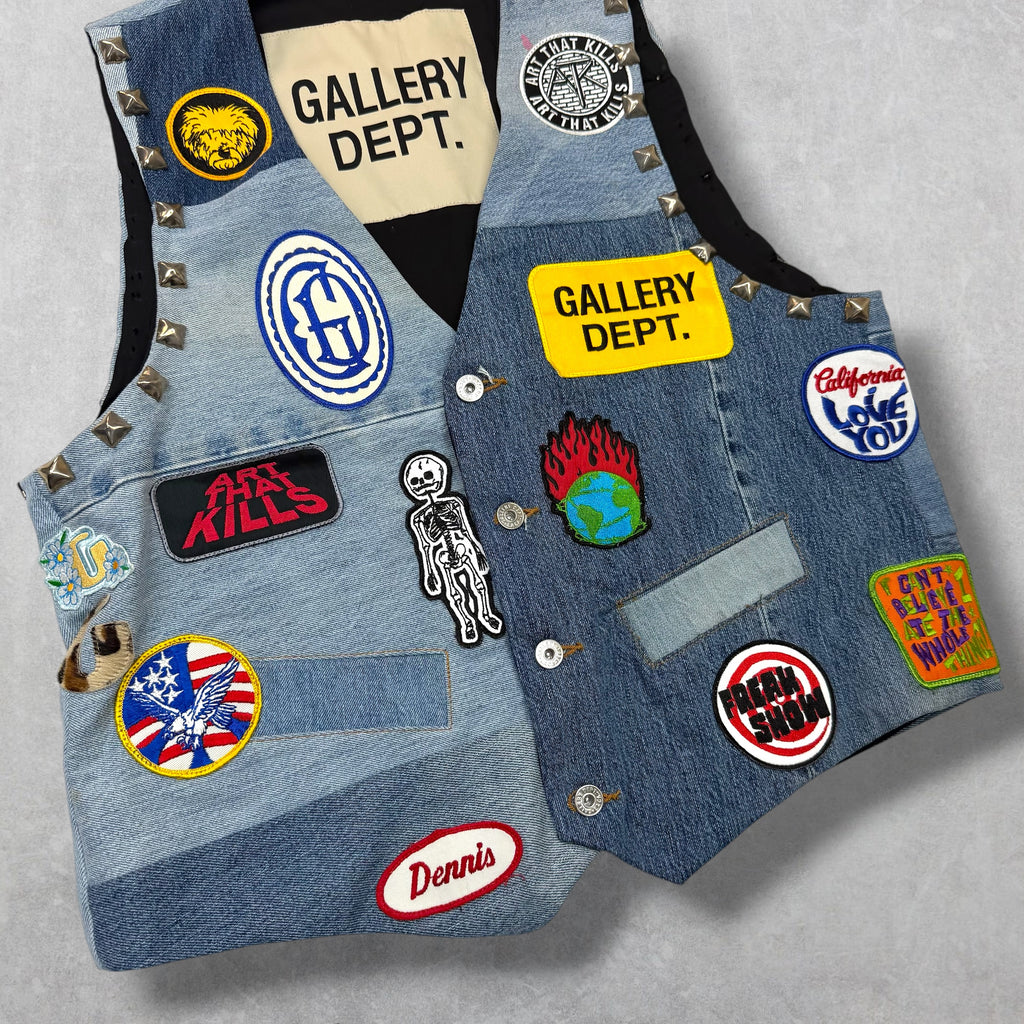 Gallery Dept. Rotten Gilet Patch Denim Vest XL