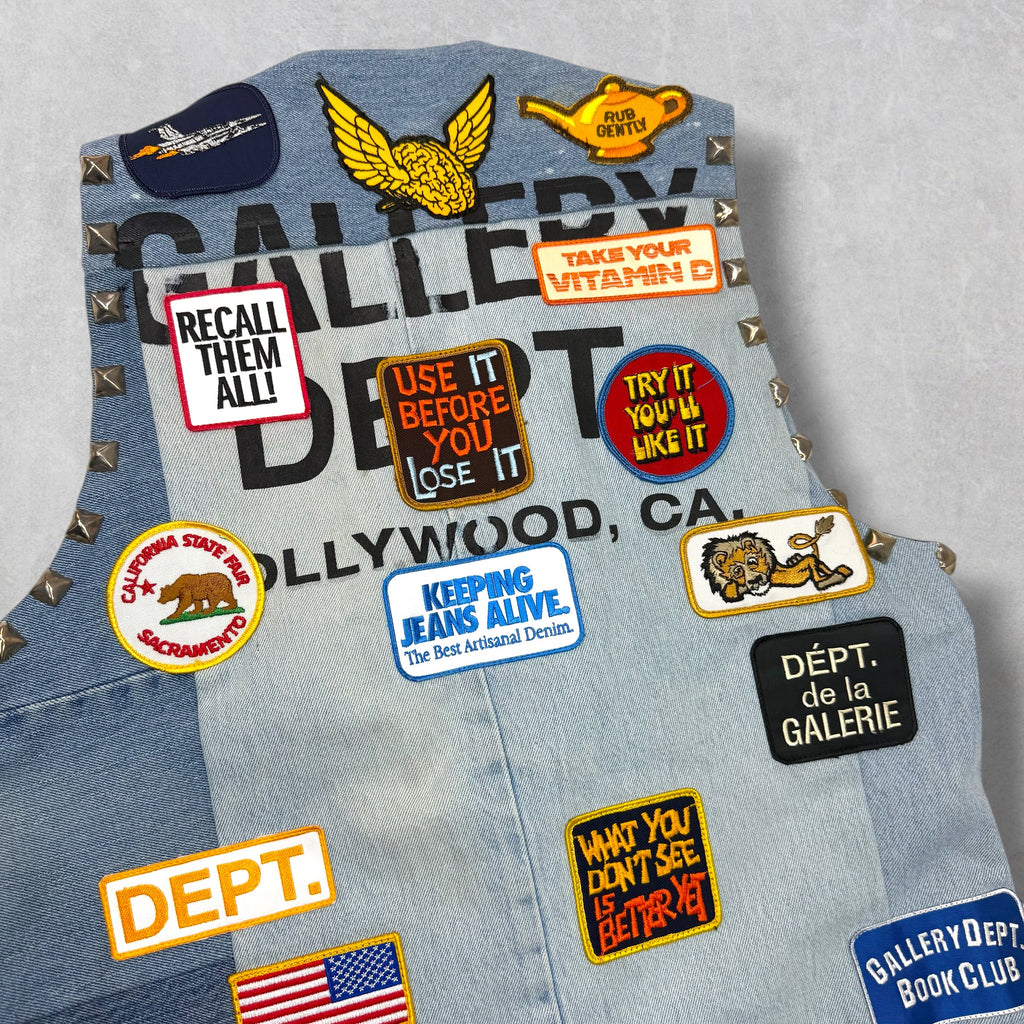 Gallery Dept. Rotten Gilet Patch Denim Vest XL