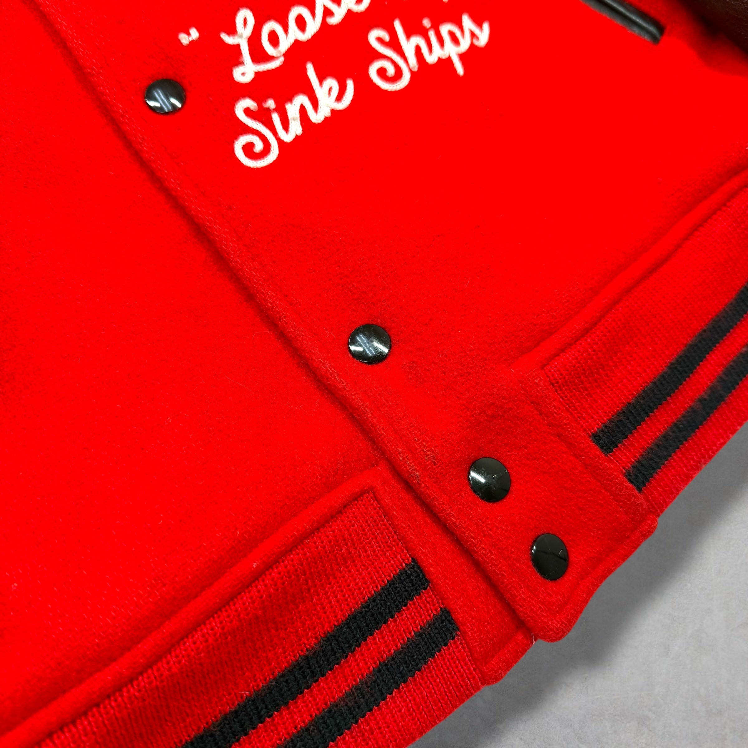Saint Michael Devil Red Varsity Jacket XXL