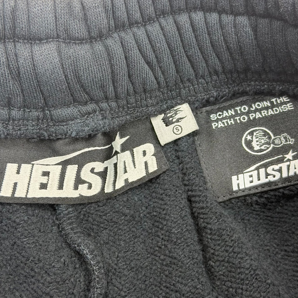 Hellstar Neon Flame Sweat Shorts Black S