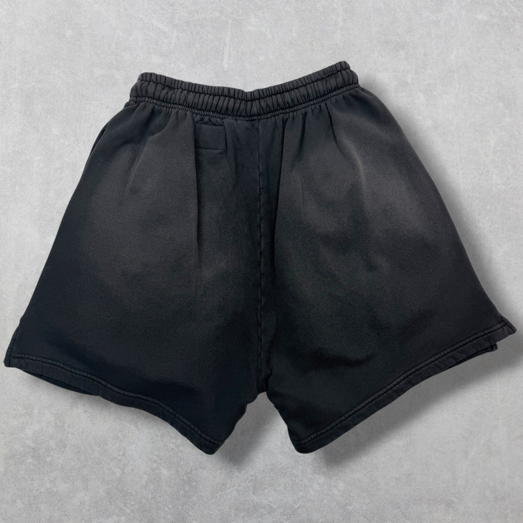 Hellstar Neon Flame Sweat Shorts Black S
