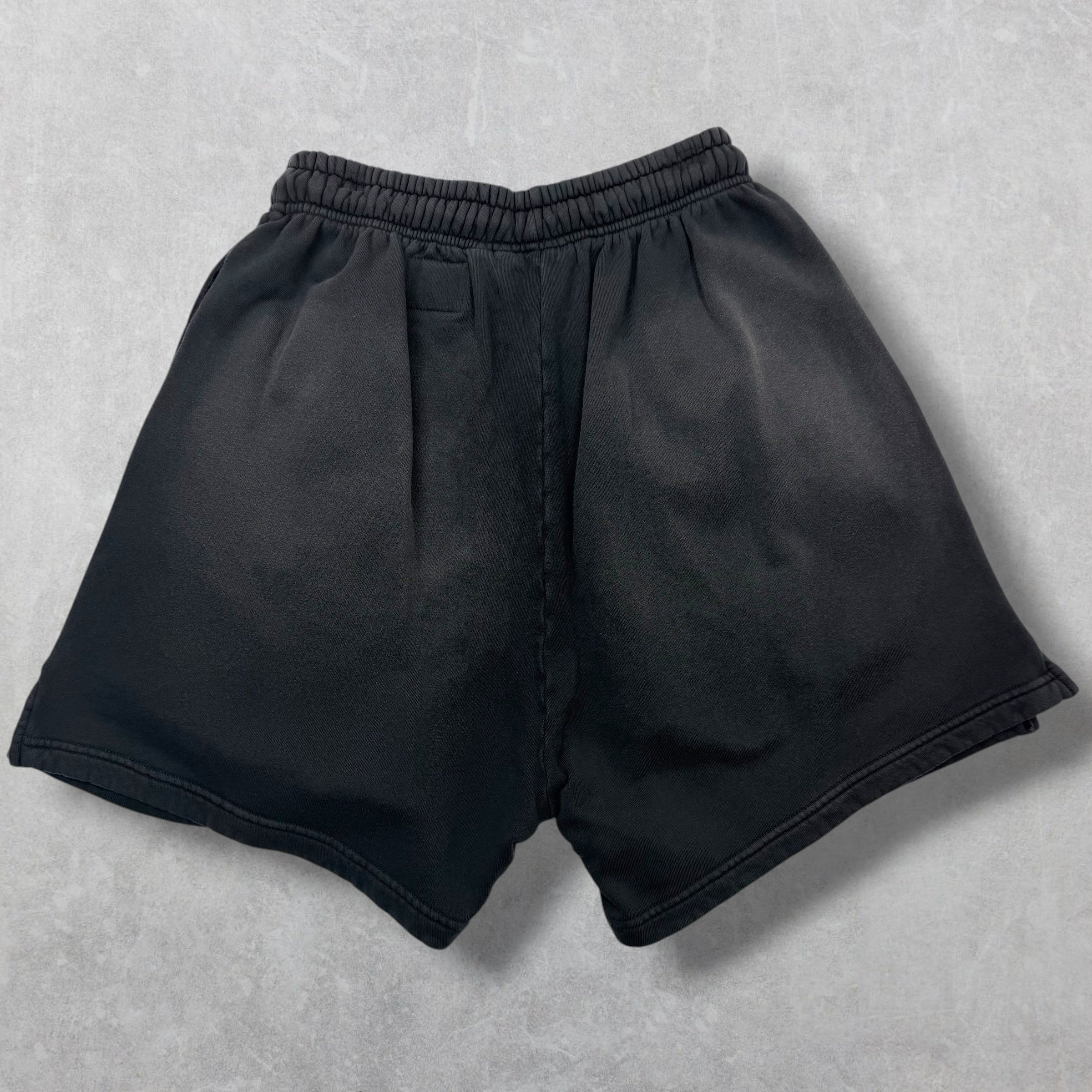 Hellstar Neon Flame Sweat Shorts Black S
