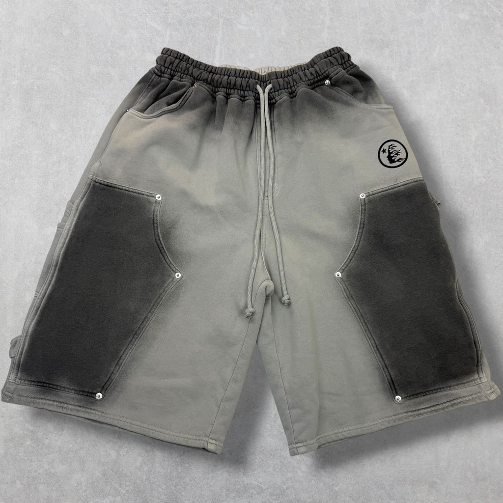 Hellstar Grey Carpenter Sweatshorts L