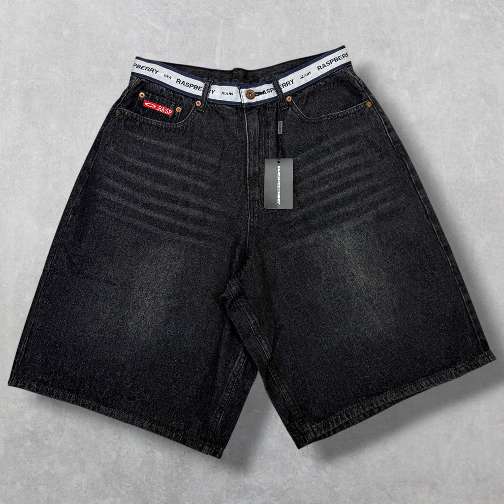 GV Gallery Raspberry Belt Jorts Black S