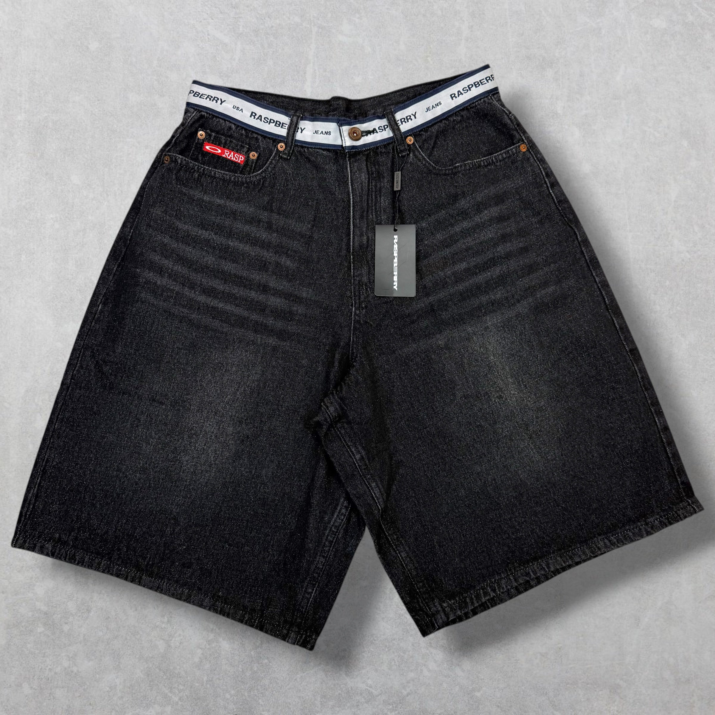 GV Gallery Raspberry Belt Jorts Black S