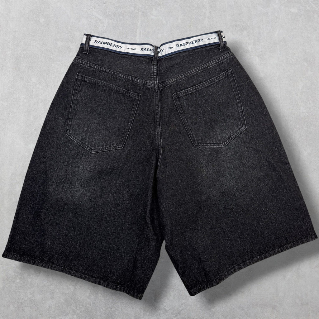 GV Gallery Raspberry Belt Jorts Black S