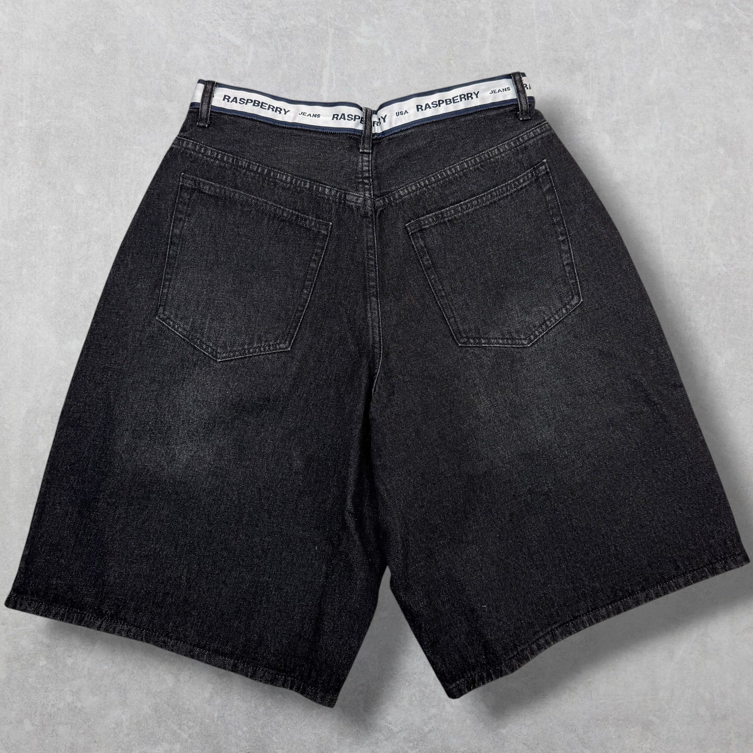 GV Gallery Raspberry Belt Jorts Black S