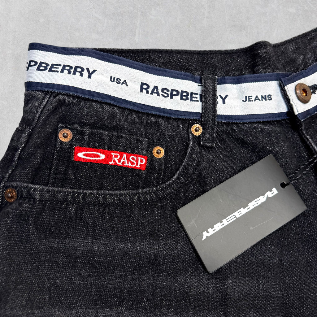 GV Gallery Raspberry Belt Jorts Black S