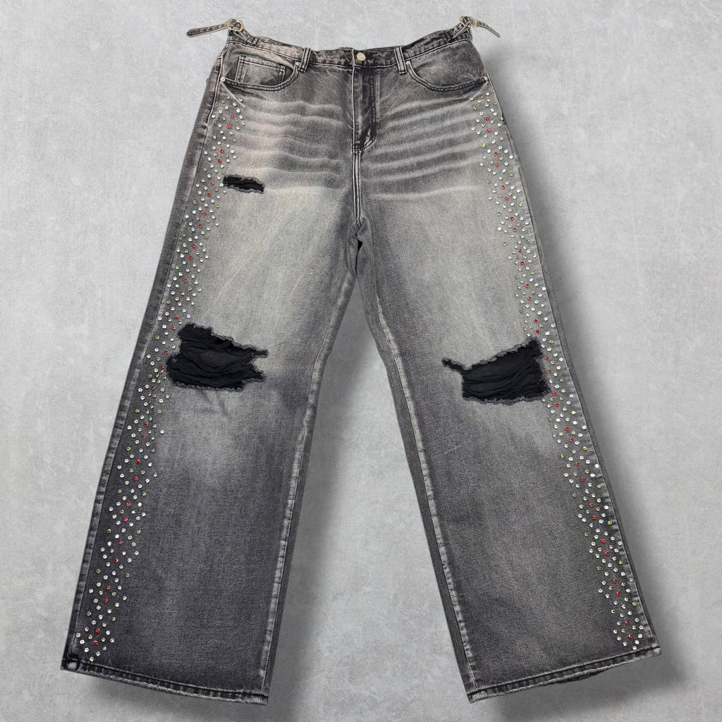 HMDD H Star Crystal Denim Black XL