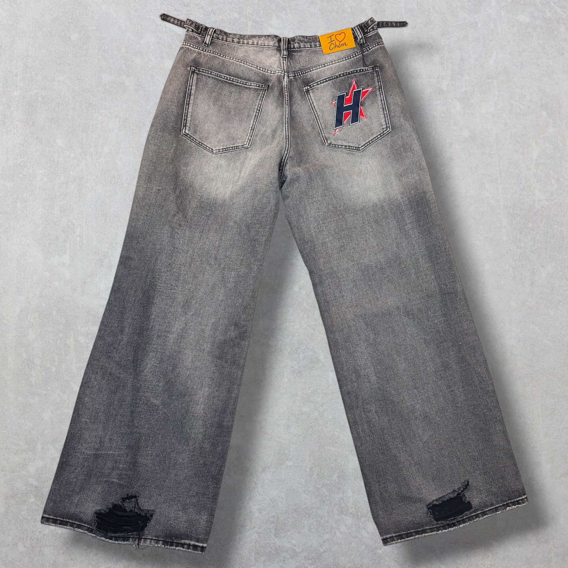 HMDD H Star Crystal Denim Black XL