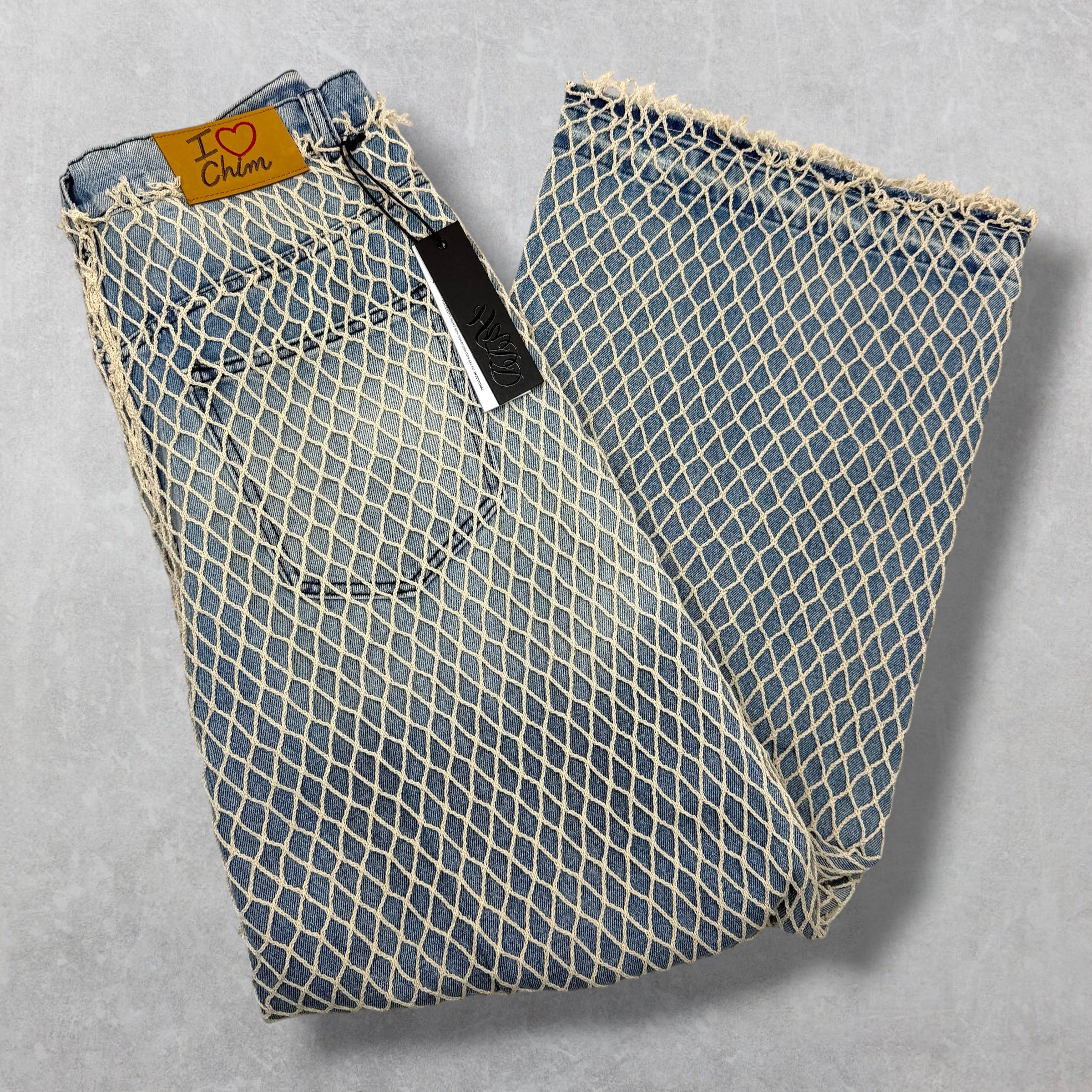 HMDD Fishnet jeans S
