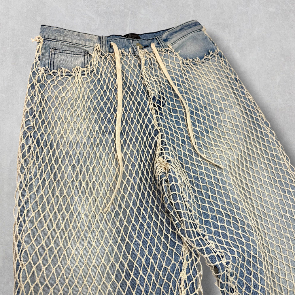 HMDD Fishnet jeans S