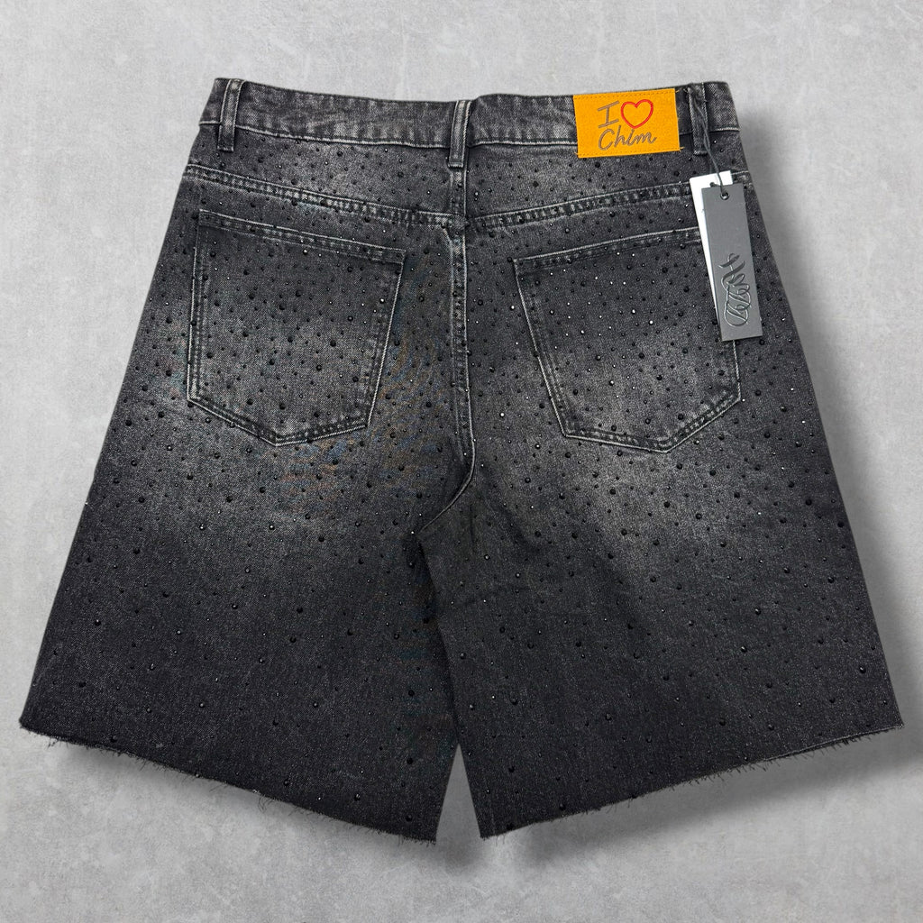 HMDD 'Billie Jean' Black Denim Shorts M