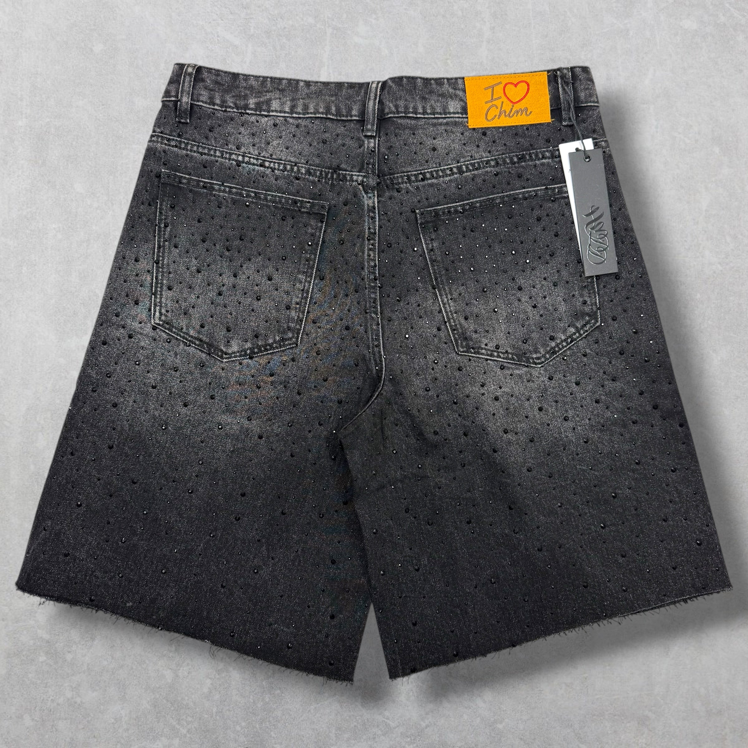 HMDD 'Billie Jean' Black Denim Shorts M