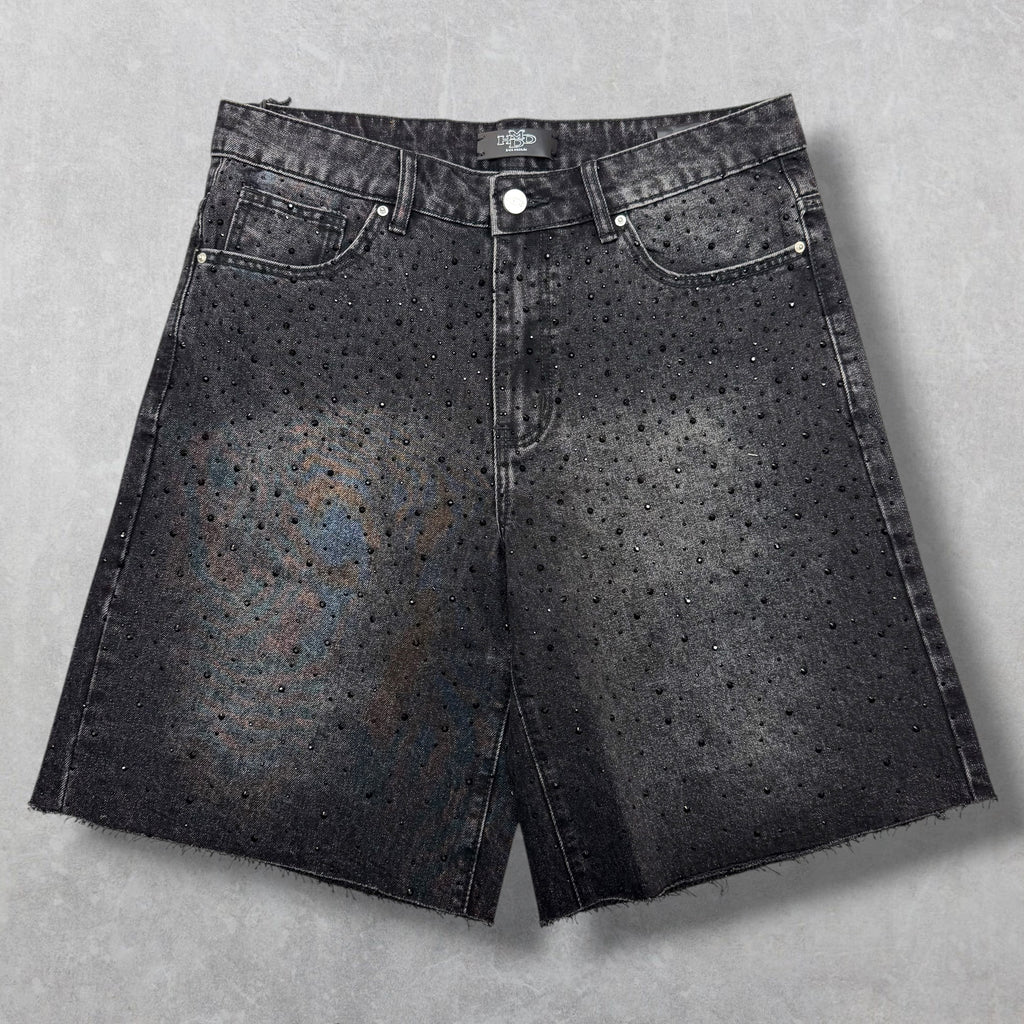 HMDD 'Billie Jean' Black Denim Shorts M