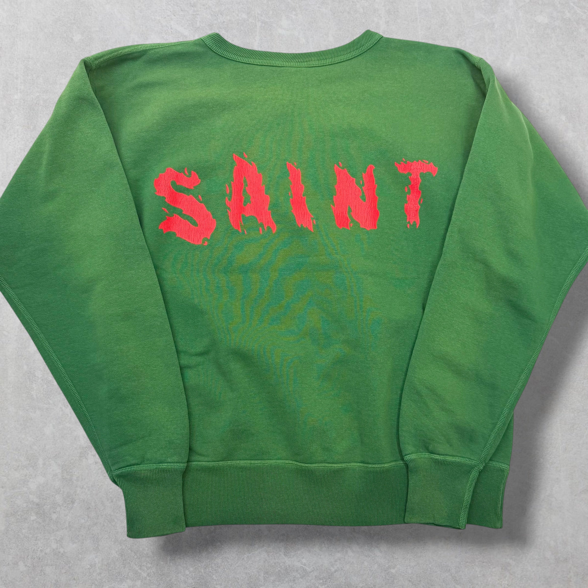Saint Michael Cerberus Crewneck Green M