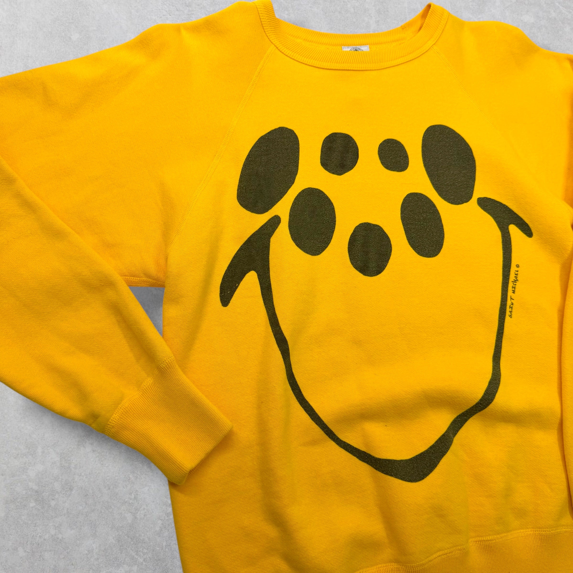 Saint Michael Readymade Smiley Crewneck S