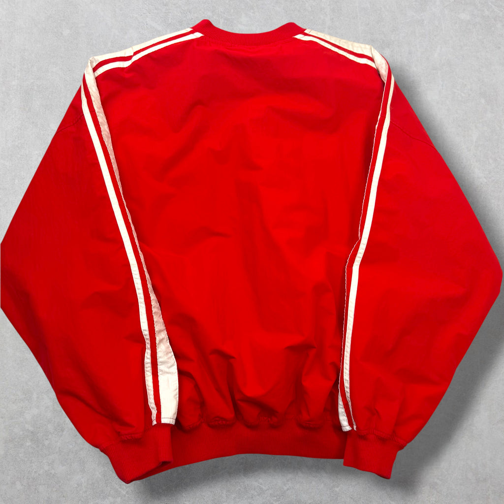 Saint Michael Bjork Red Nylon Pullover XL