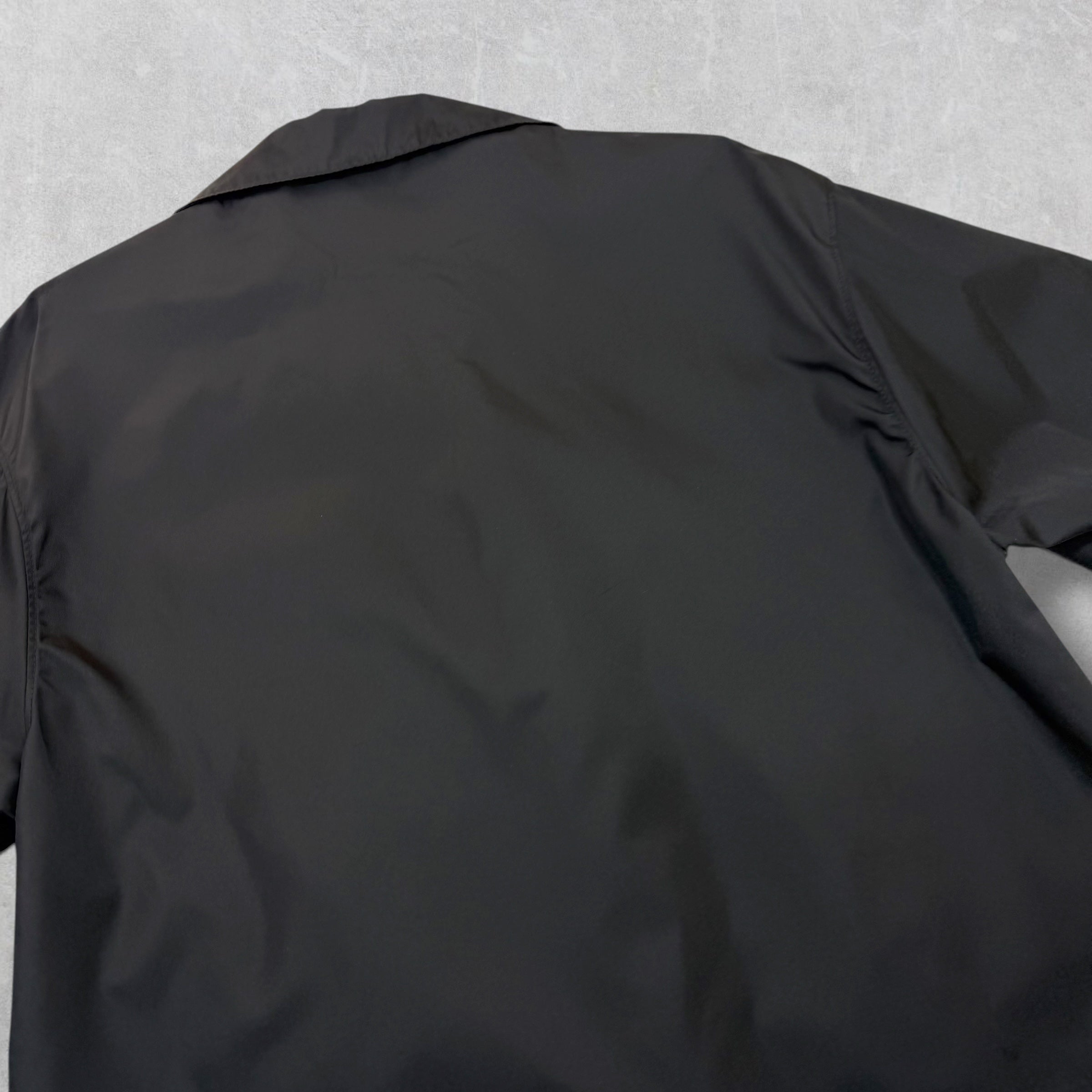 Prada Re-Nylon Short Sleeve Shirt Black M