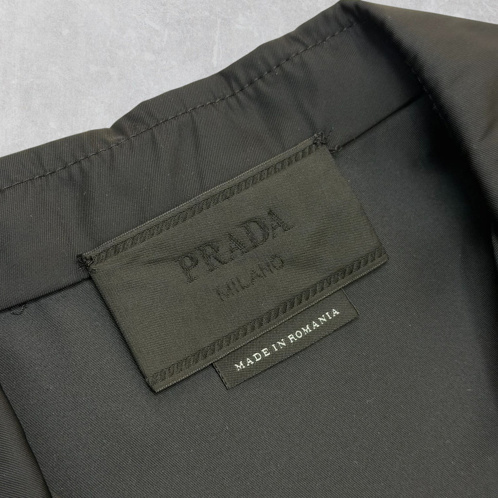 Prada Re-Nylon Short Sleeve Shirt Black M