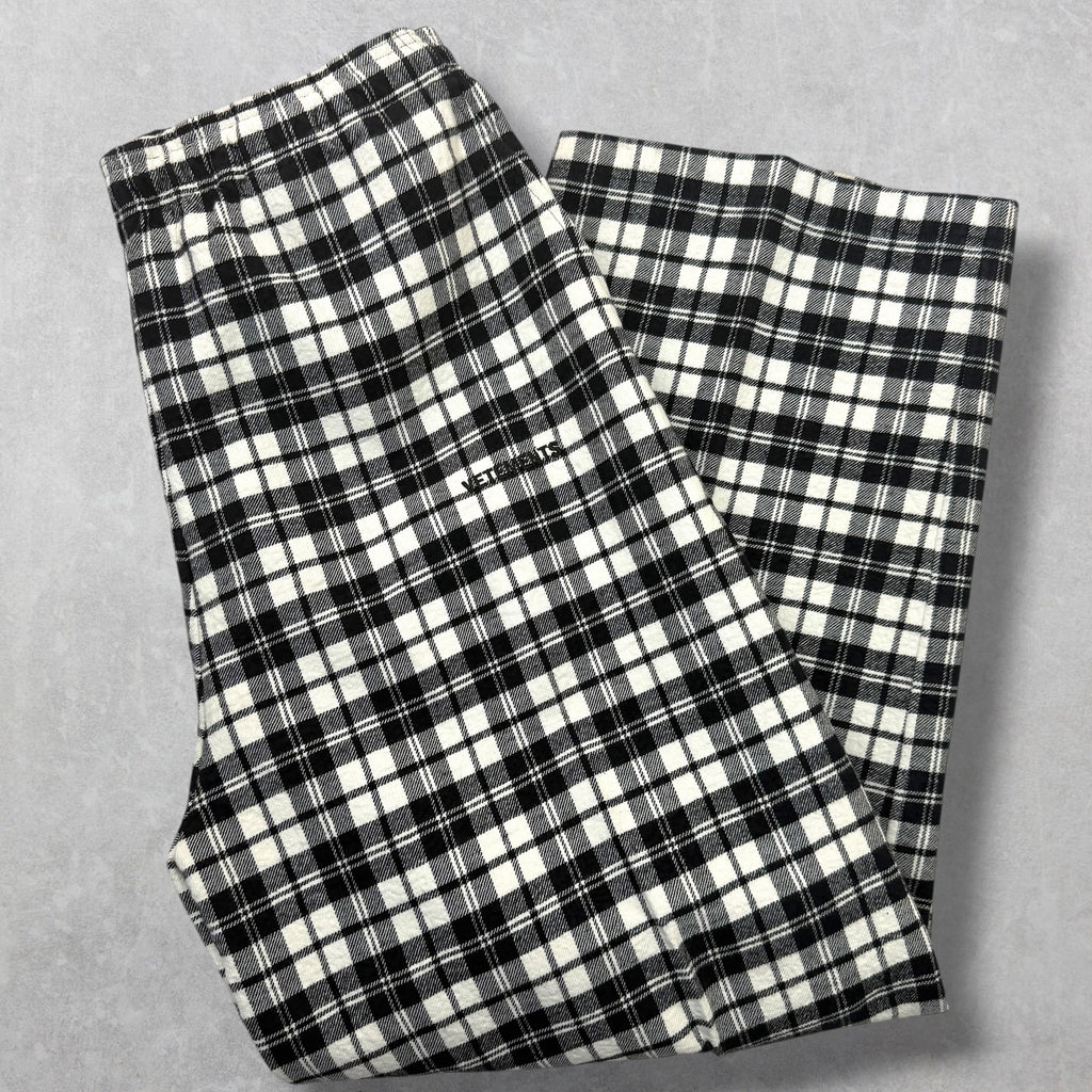 Vetements Black Metalized Wrinkled Pyjama L