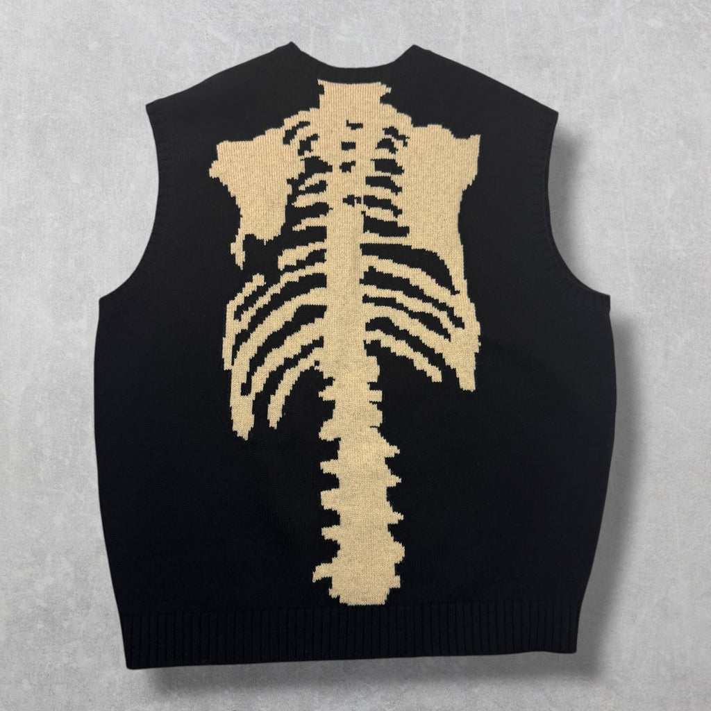 Kapital 5G Wool Bone Black Vest 5 (XXL)