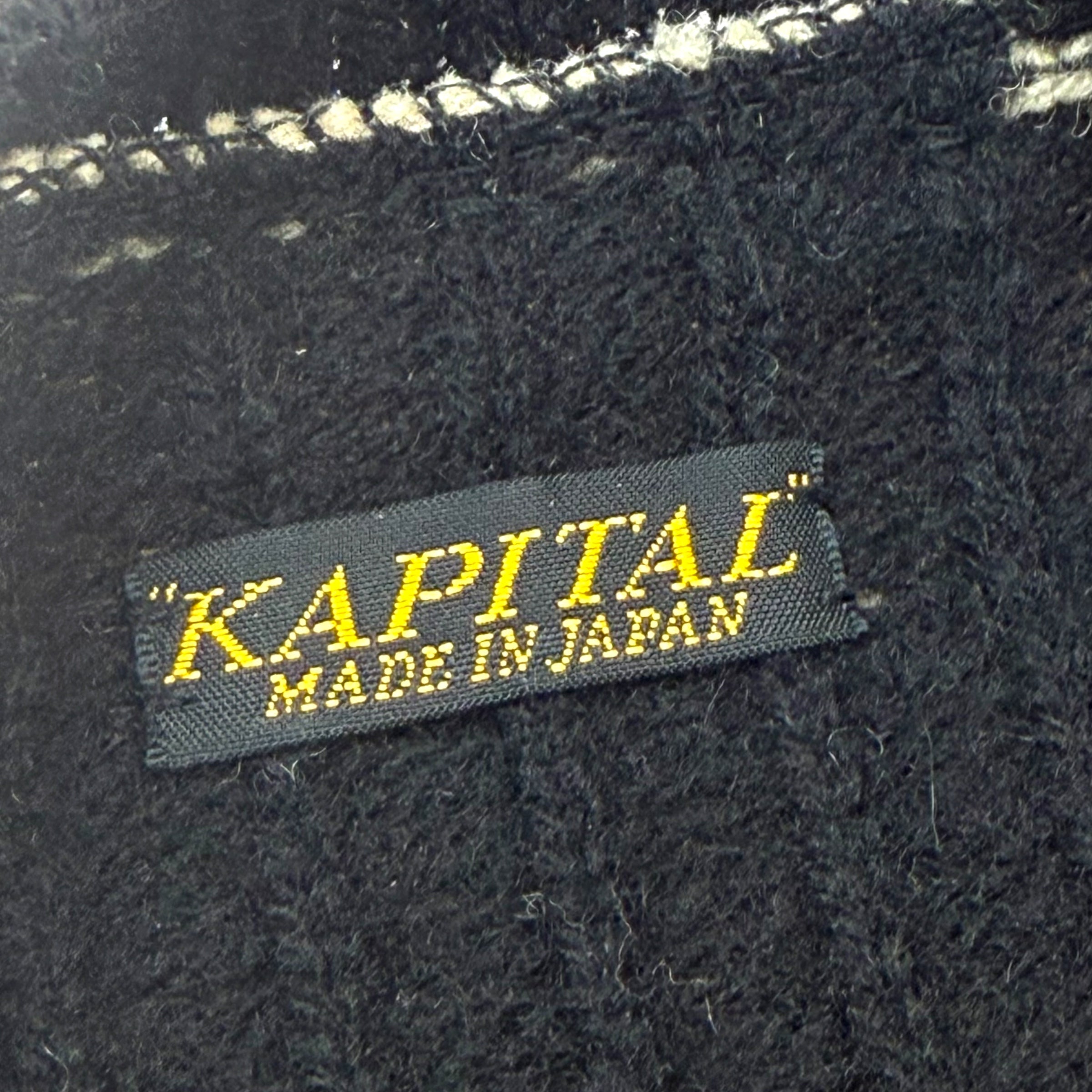 Kapital 5G Wool Bone Black Vest 5 (XXL)