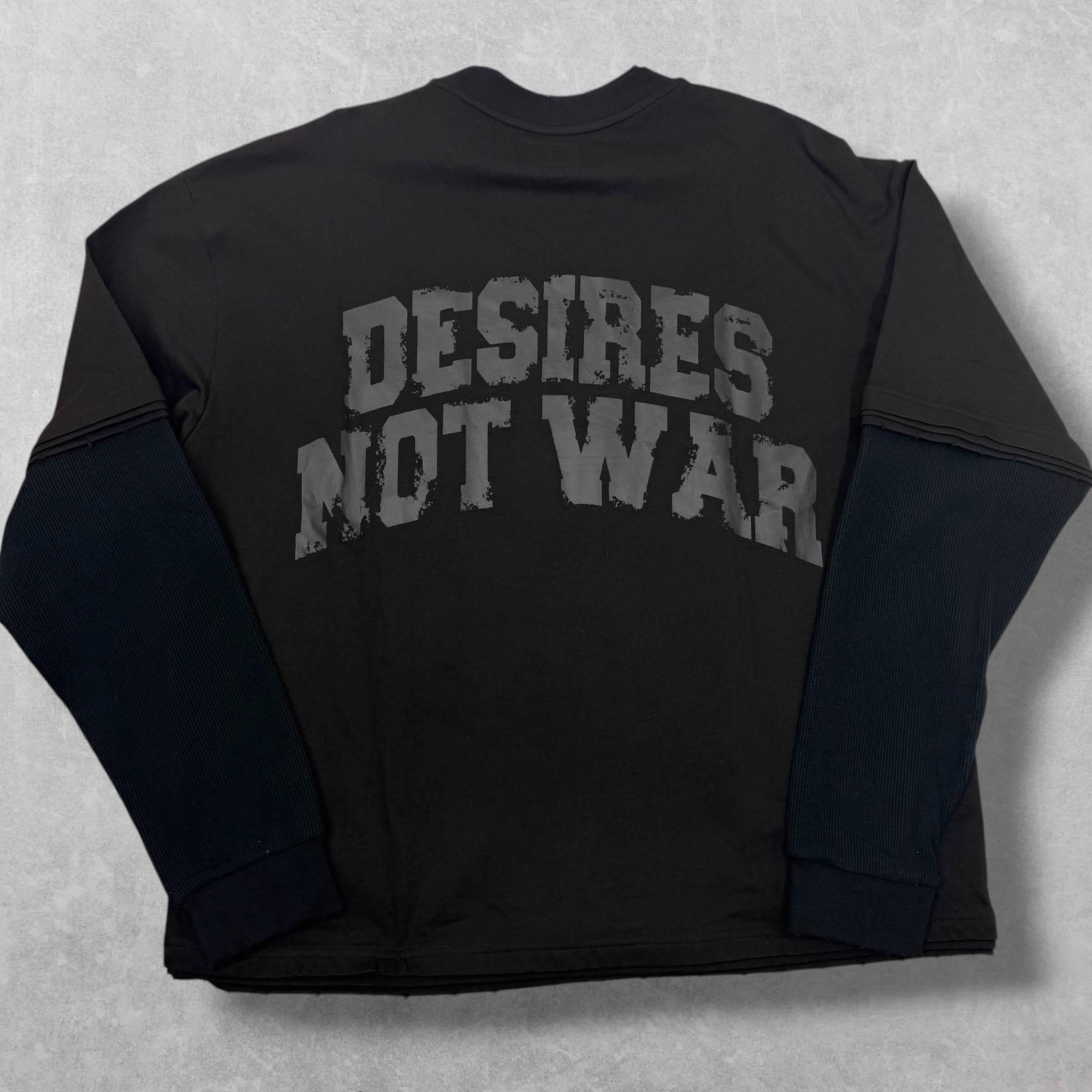 Bottega Desires War Double Layer Thermal L/S Black XXXL