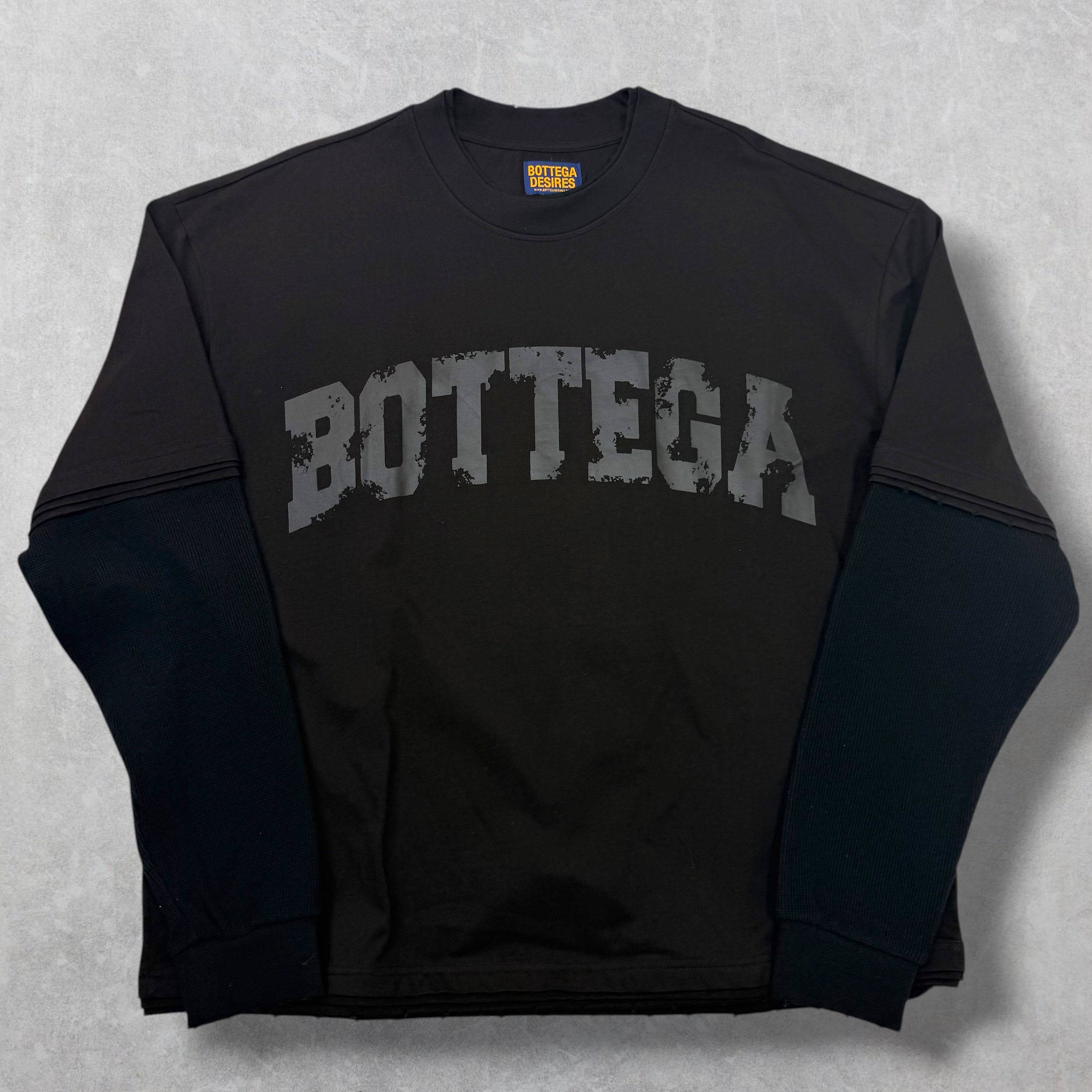 Bottega Desires War Double Layer Thermal L/S Black XXXL
