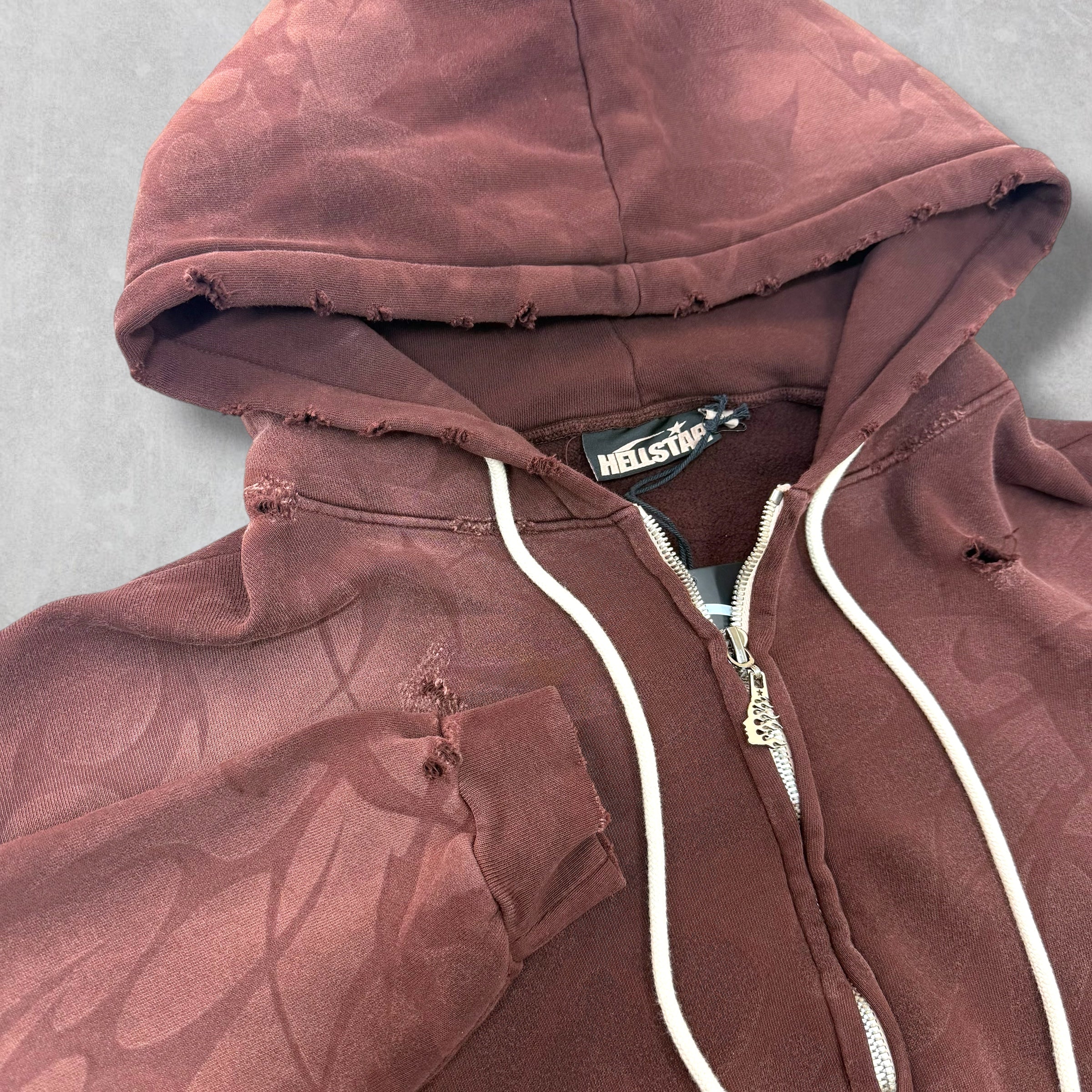 Hellstar Tribal Zip-Up Brown L