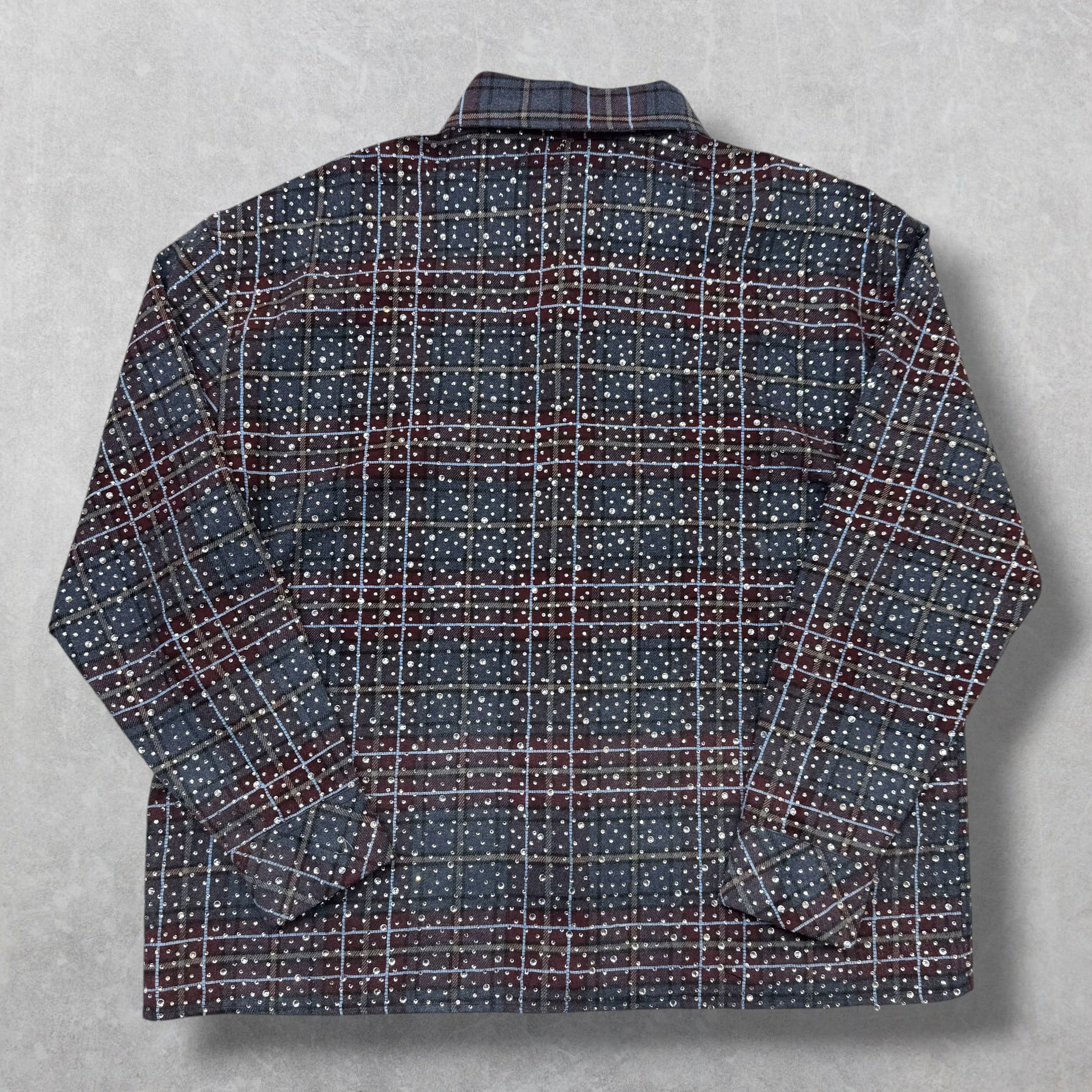 HMDD Rhinestone Disco Flannel M