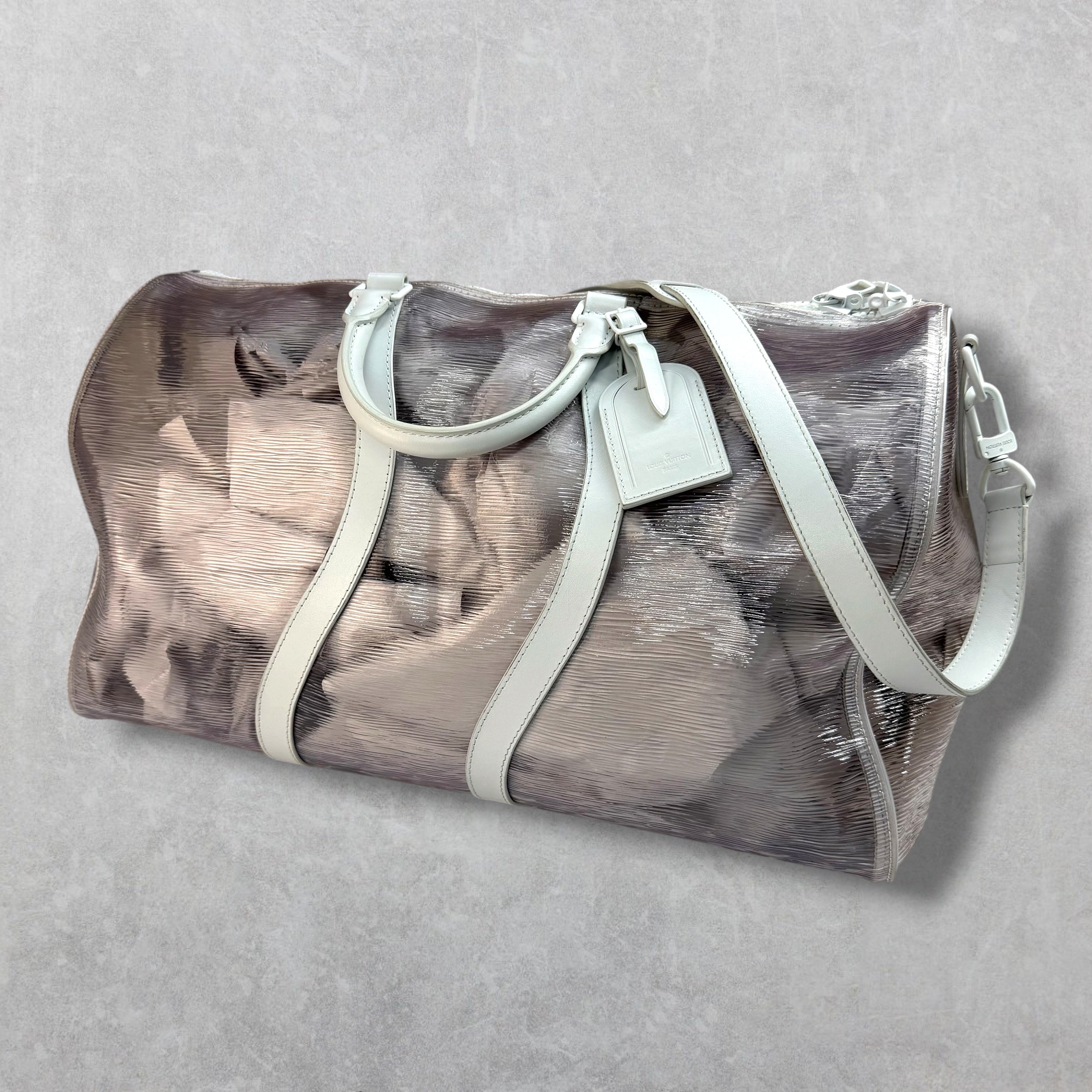 Louis Vuitton Wavy Keepall Bandoulière 50 Duffle Bag