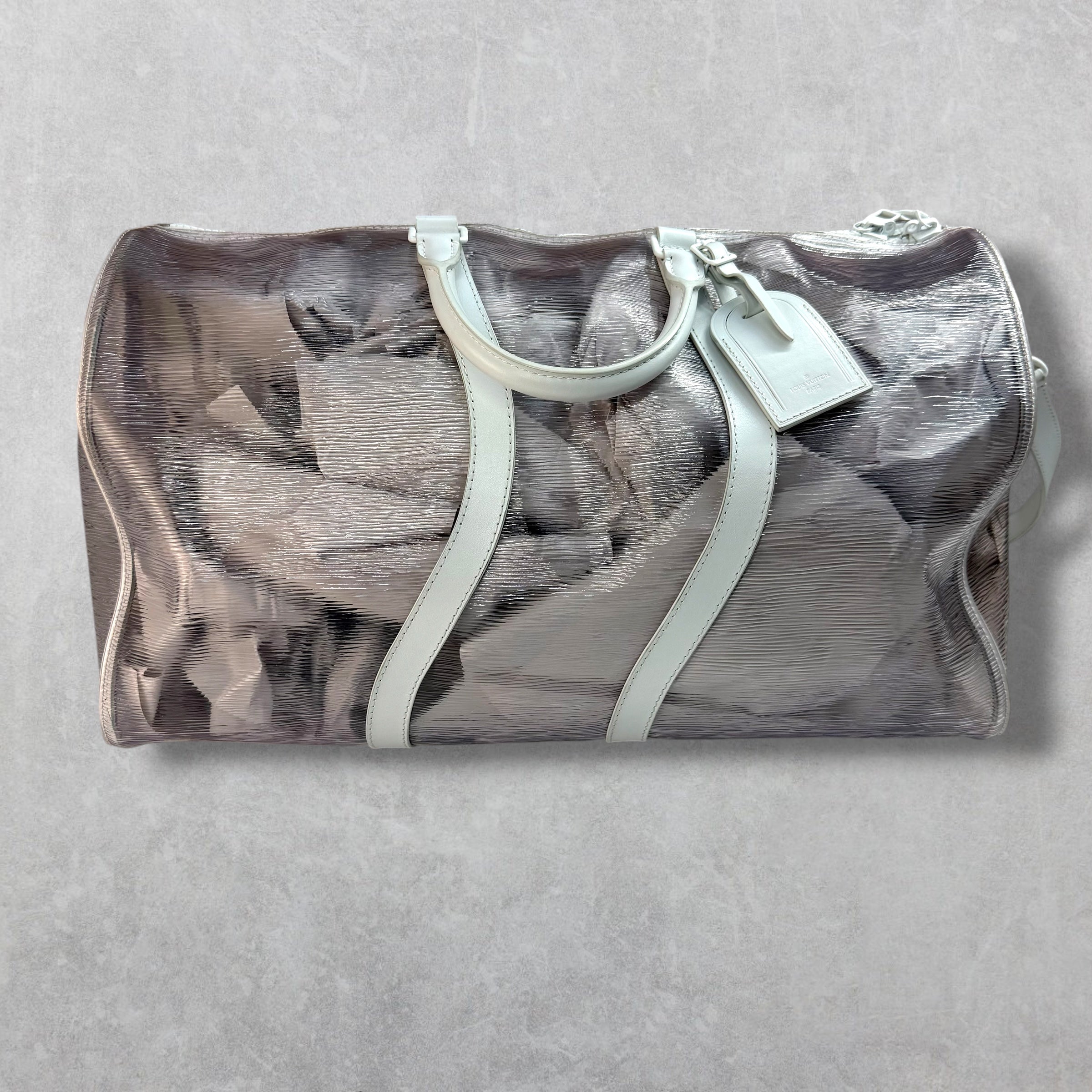 Louis Vuitton Wavy Keepall Bandoulière 50 Duffle Bag