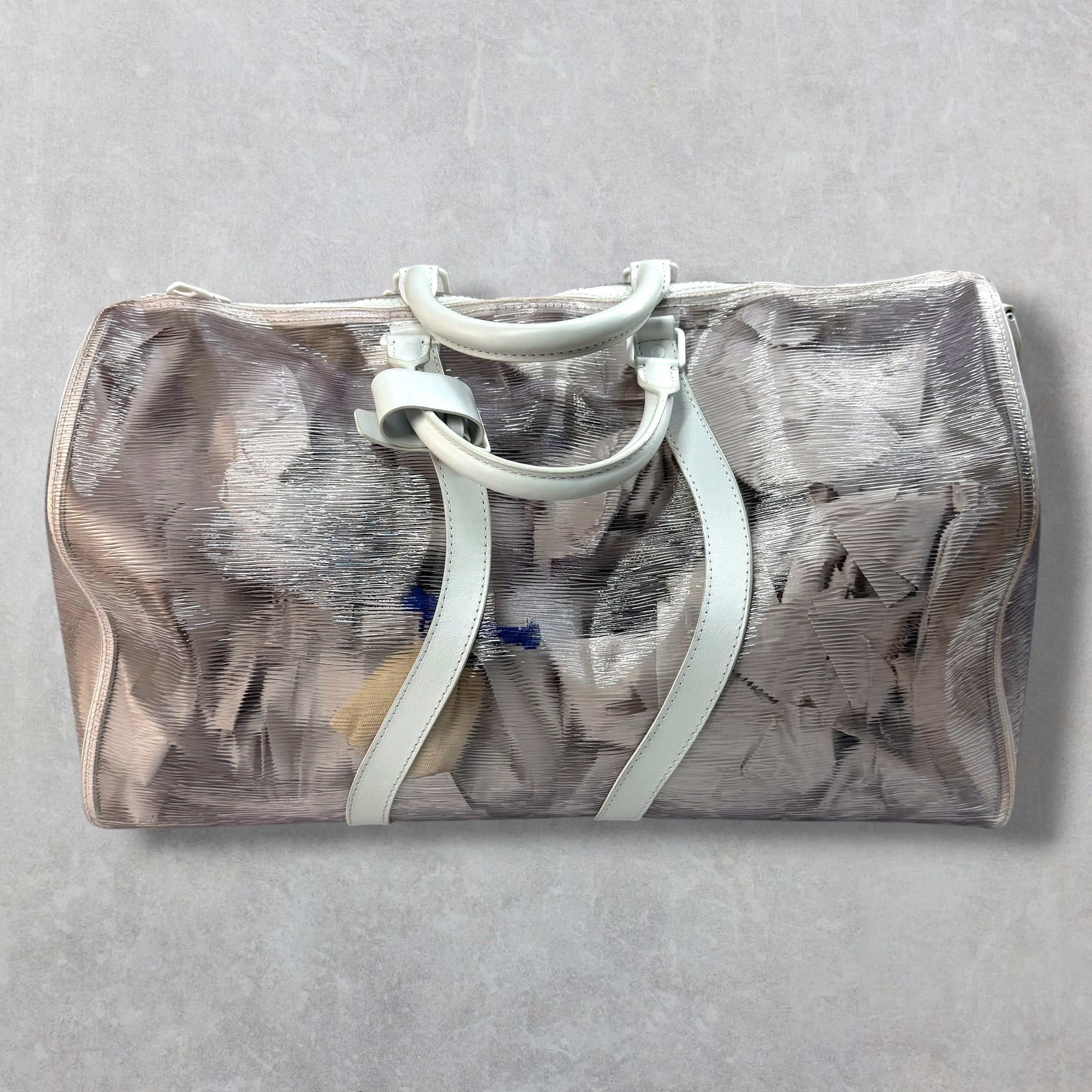 Louis Vuitton Wavy Keepall Bandoulière 50 Duffle Bag