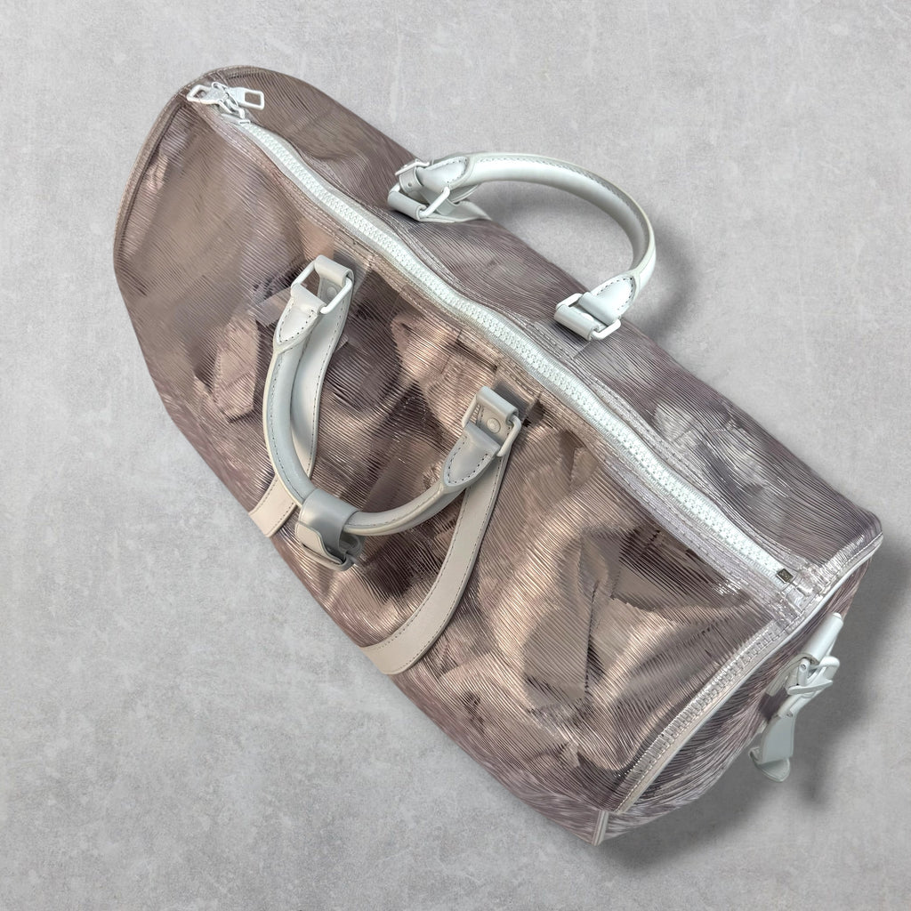Louis Vuitton Wavy Keepall Bandoulière 50 Duffle Bag