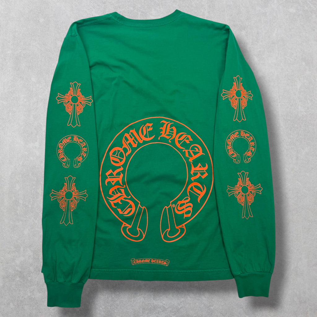 Chrome Hearts Orange Horseshoe Green L/S M
