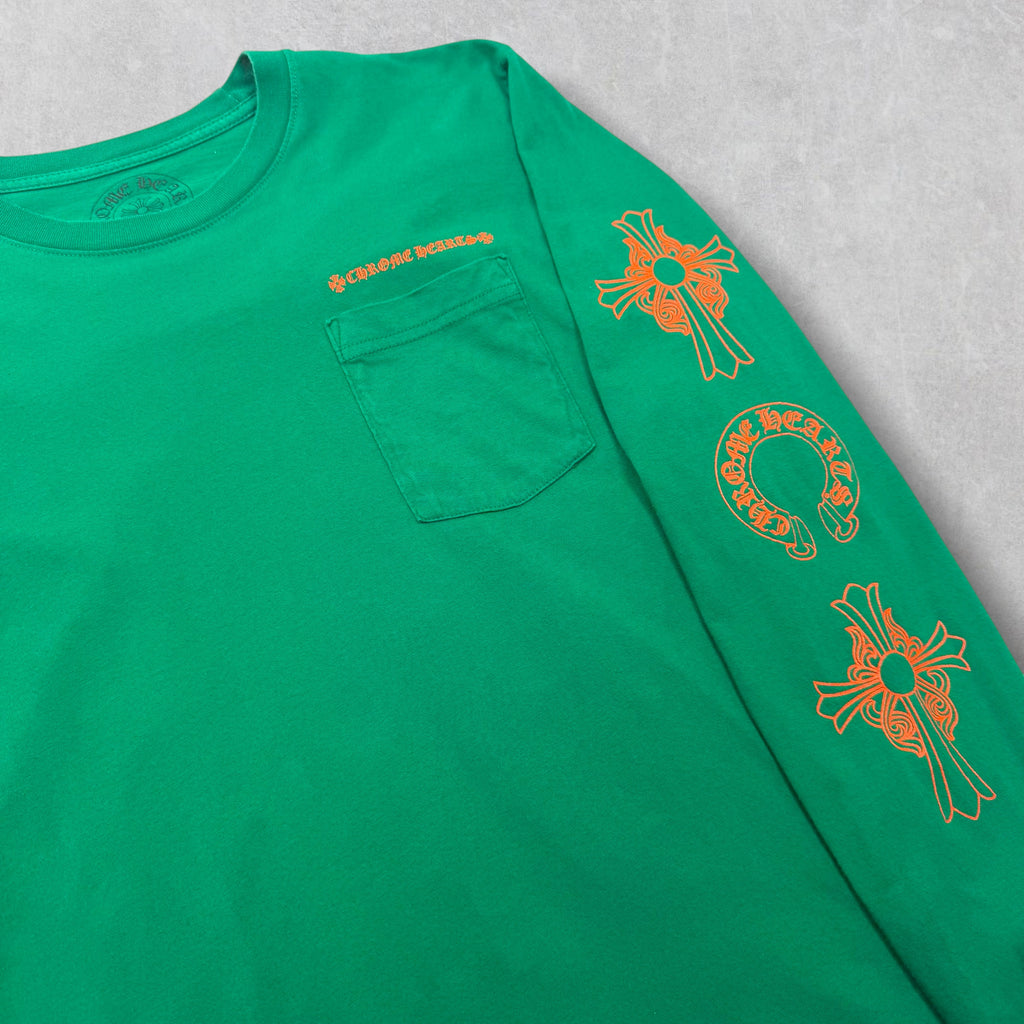 Chrome Hearts Orange Horseshoe Green L/S M