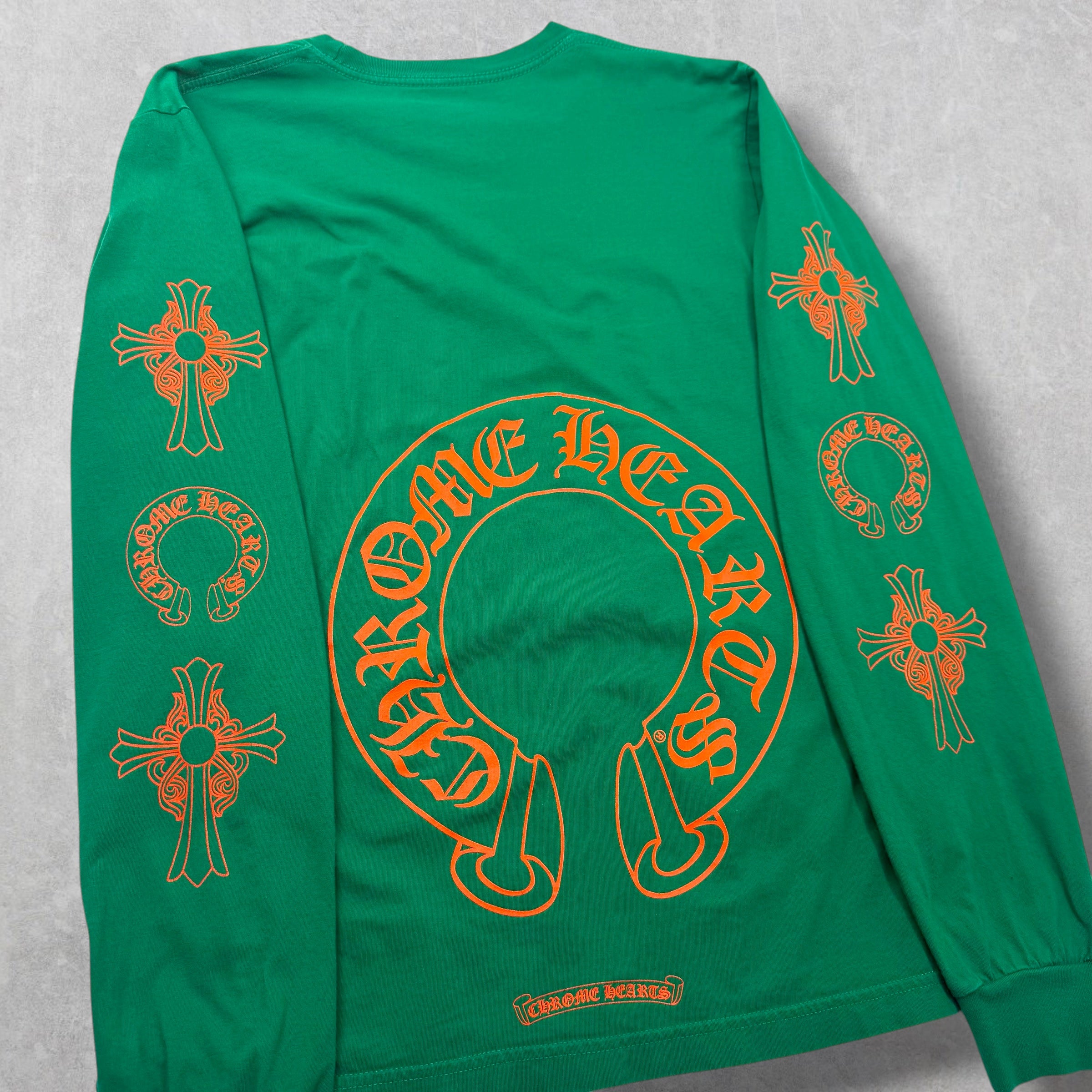 Chrome Hearts Orange Horseshoe Green L/S M