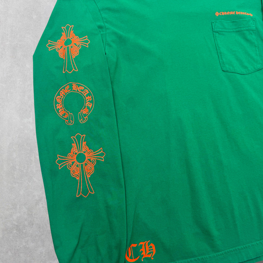 Chrome Hearts Orange Horseshoe Green L/S M