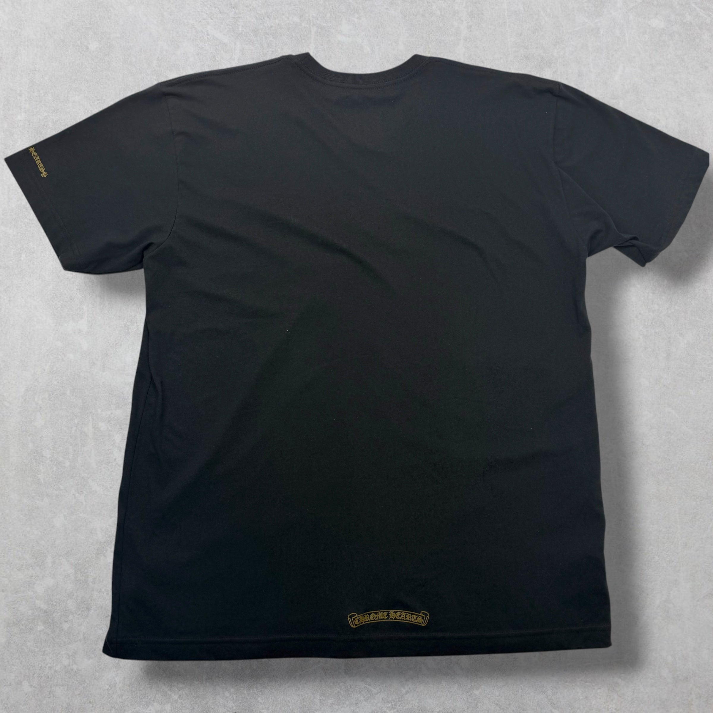 Chrome Hearts Olive Neck Logo Tee XL