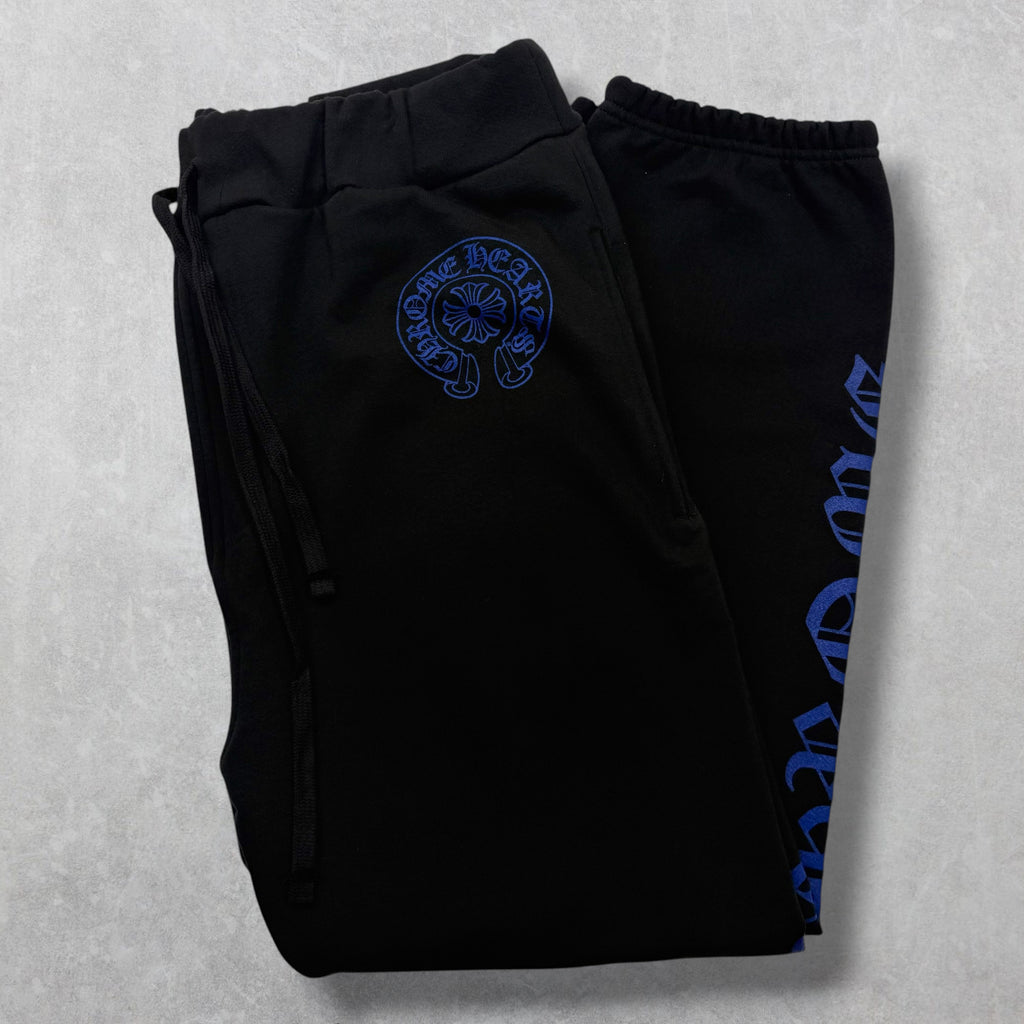 Chrome Hearts Blue Horseshoe Sweatpants XXL