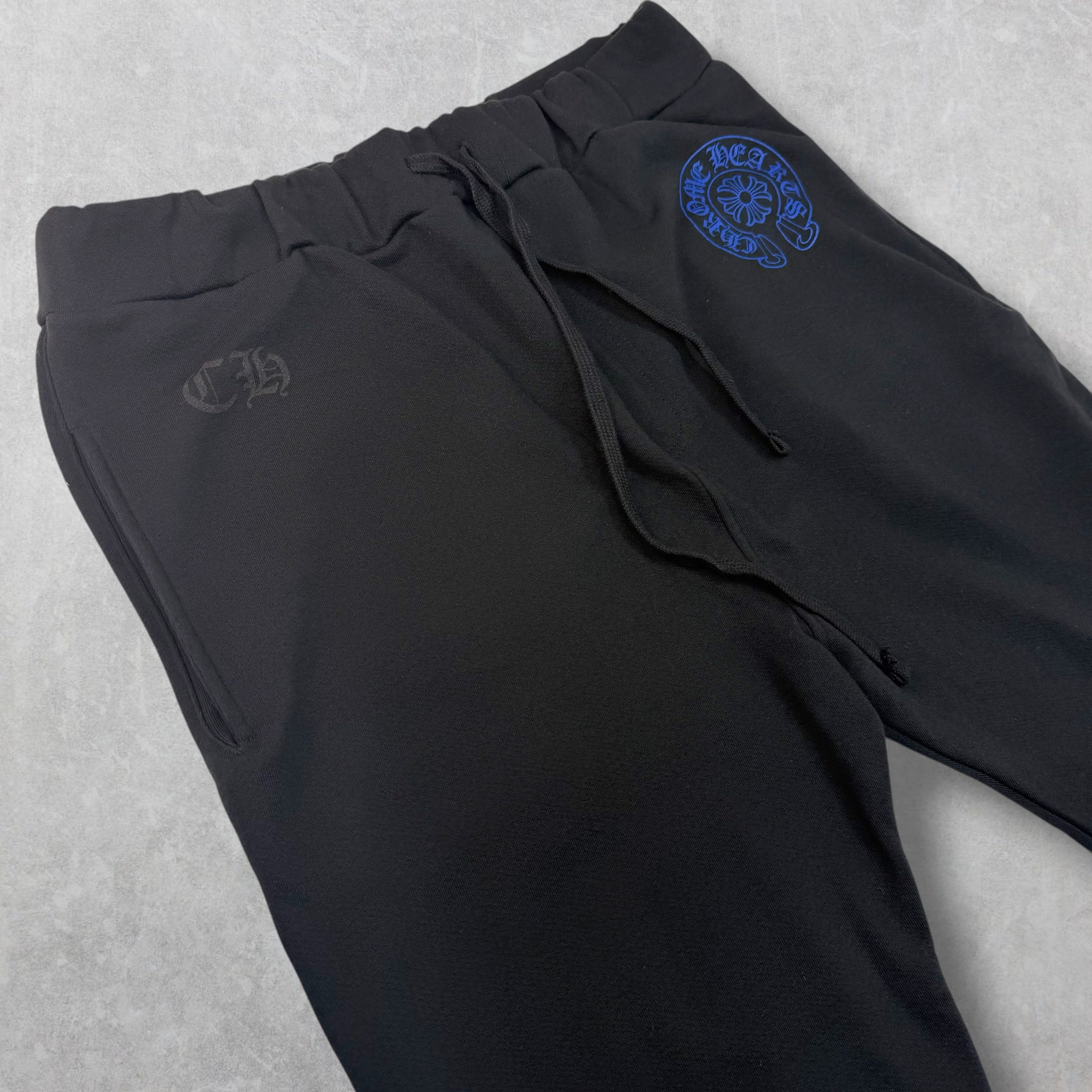 Chrome Hearts Blue Horseshoe Sweatpants XXL