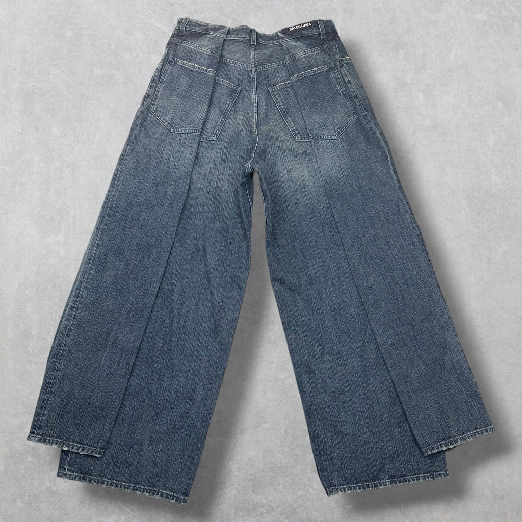 Balenciaga Double Side Indigo Jeans S (32)